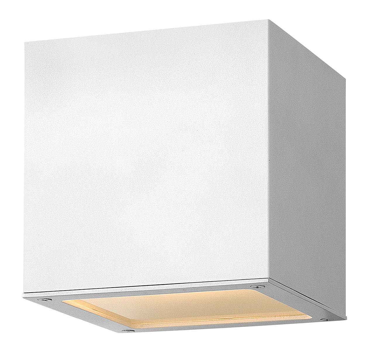 KUBE Outdoor sconce White INTEGRATED LED - 1768SW | HINKLEY