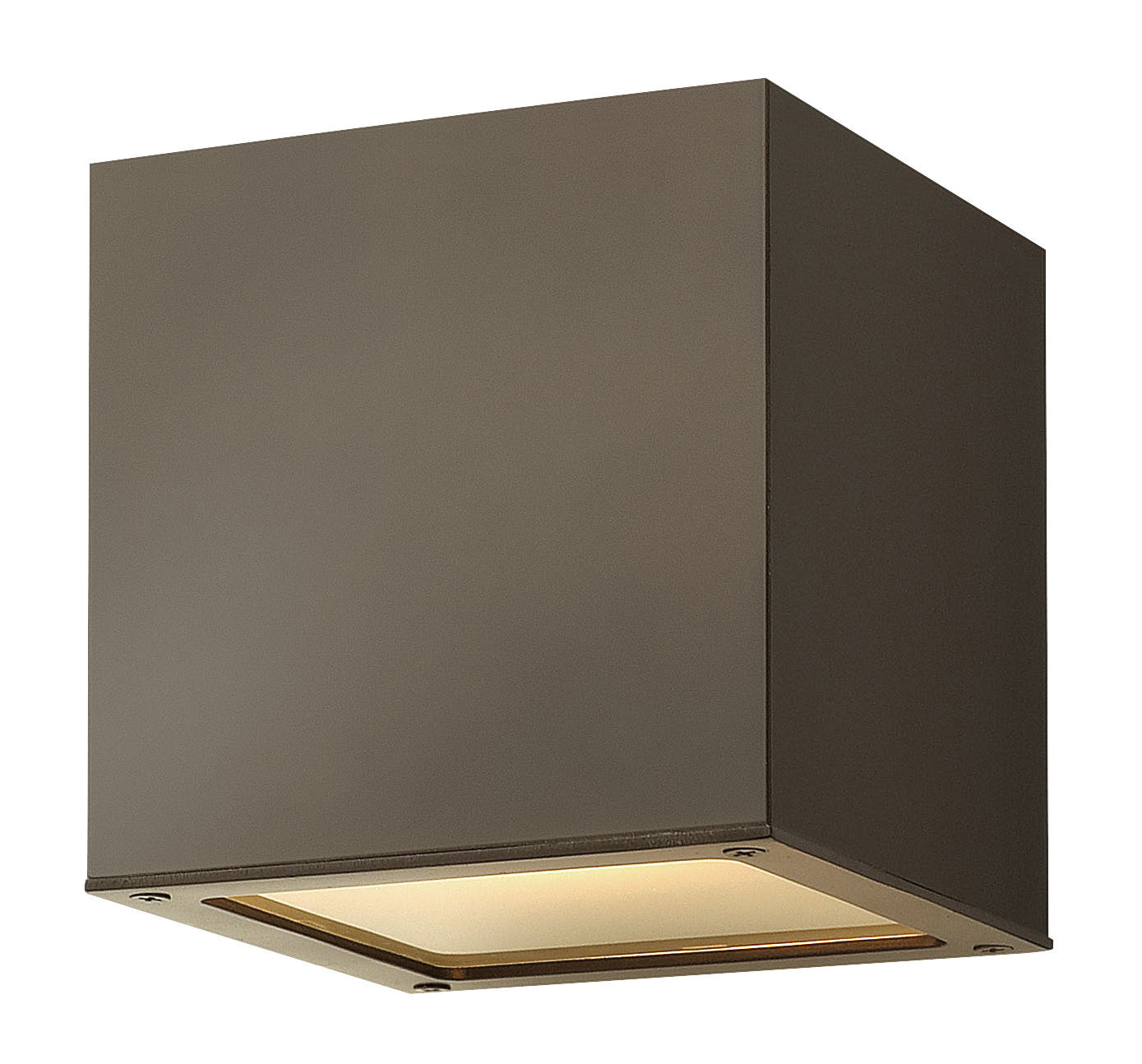 KUBE Outdoor sconce Bronze INTEGRATED LED - 1769BZ | HINKLEY