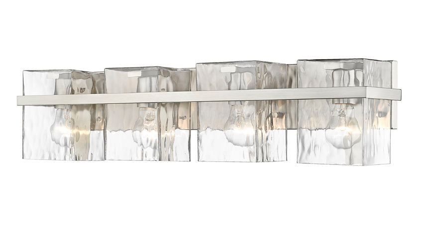 BENNINGTON Bathroom wall sconce Nickel - 1938-4V-BN | Z-LITE
