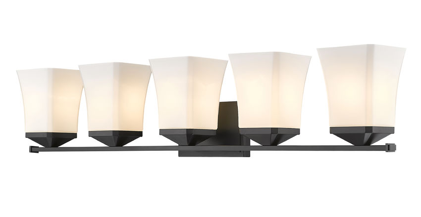 DARCY Bathroom wall sconce Black - 1939-5V-MB | Z-LITE