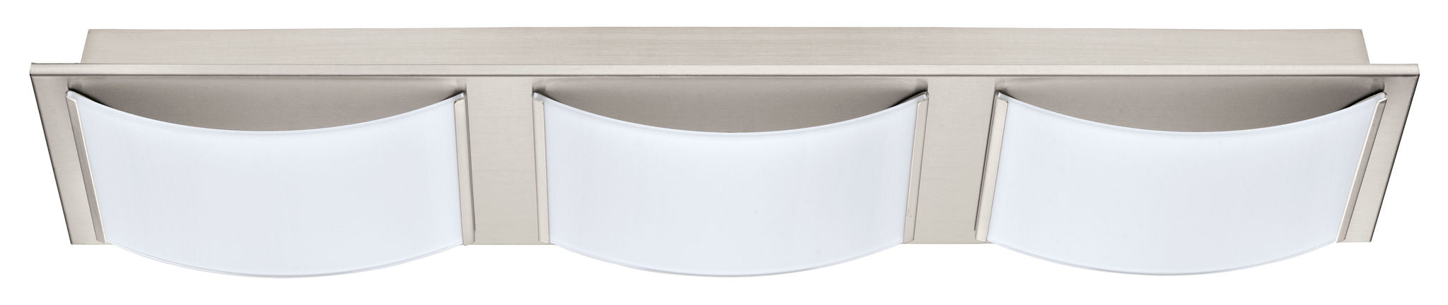 Wasao Flush mount Stainless steel INTEGRATED LED - 201469A | EGLO