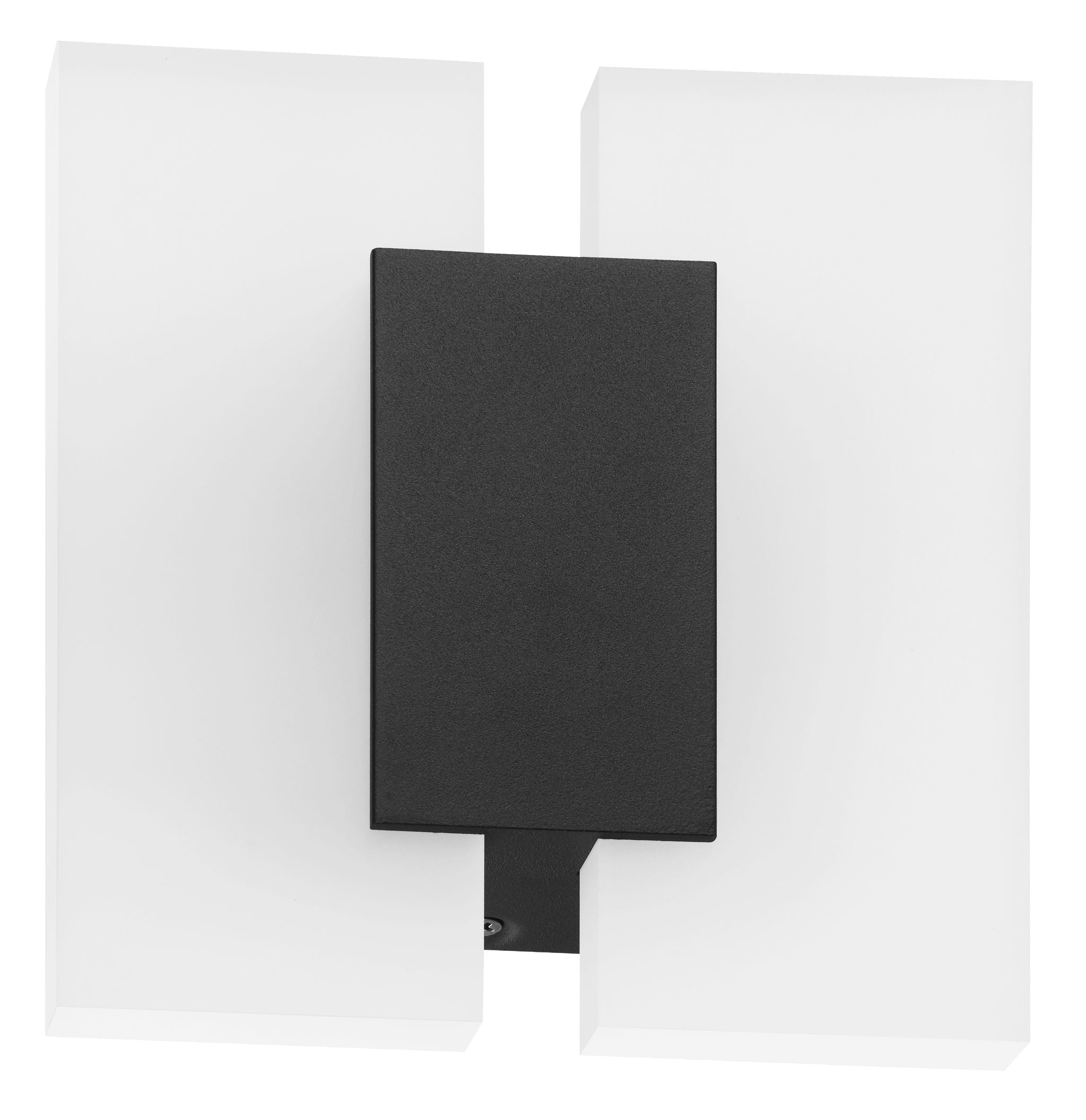 Metrass 2 Sconce Black INTEGRATED LED - 204038A | EGLO