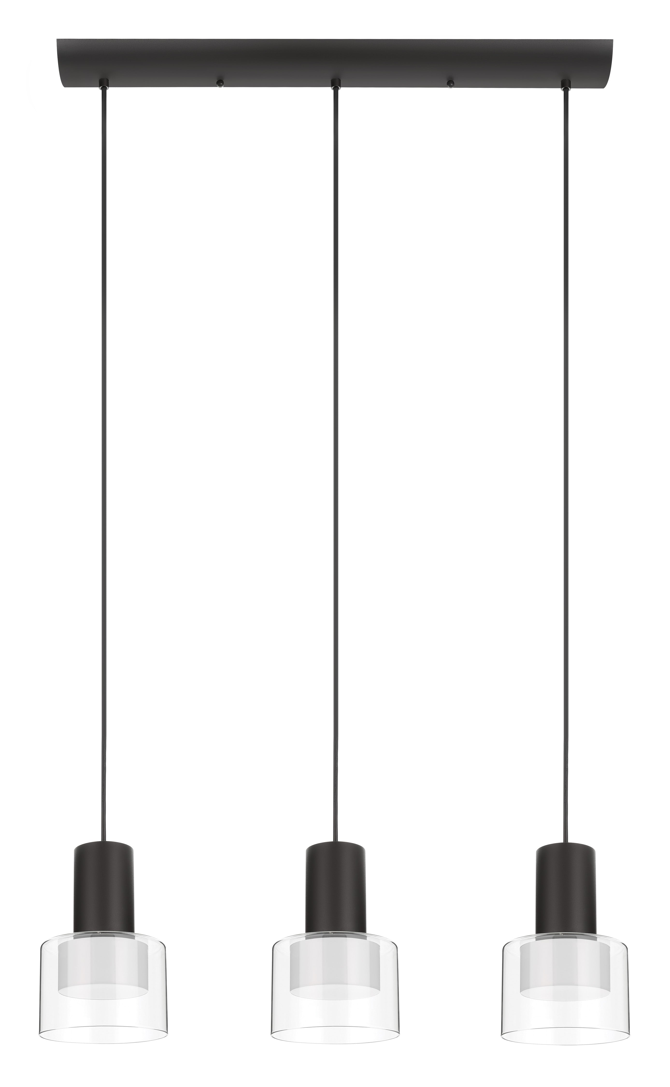 MOLINEROS Suspension Noir - 204822A | EGLO