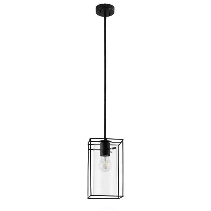 Loncino-1 Suspension simple Noir - 205296A | EGLO