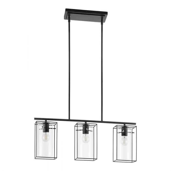 Loncino-1 Suspension Noir - 205297A | EGLO