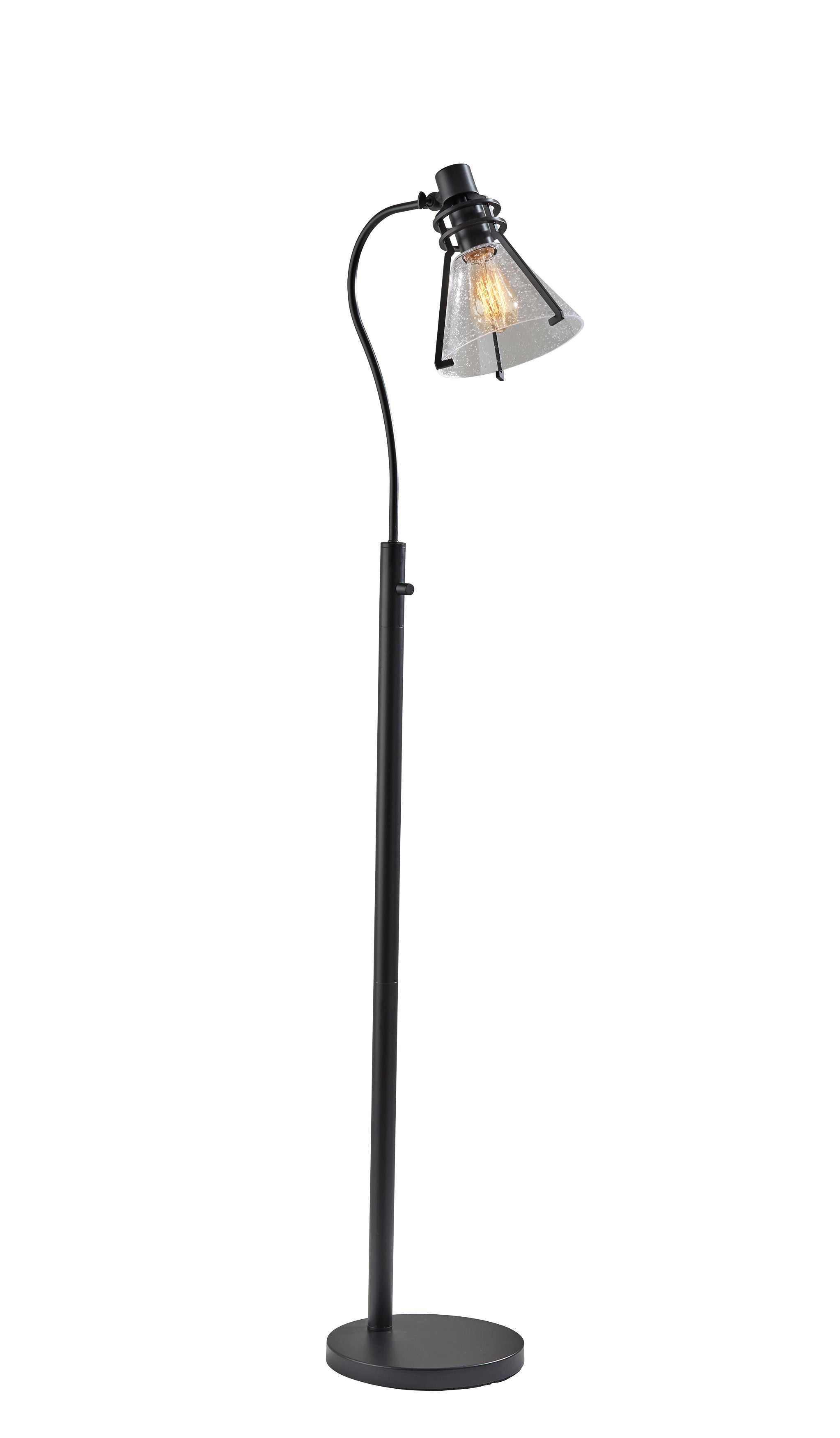 BECKETT Lampe sur pied Noir - 2129-01 | ADESSO