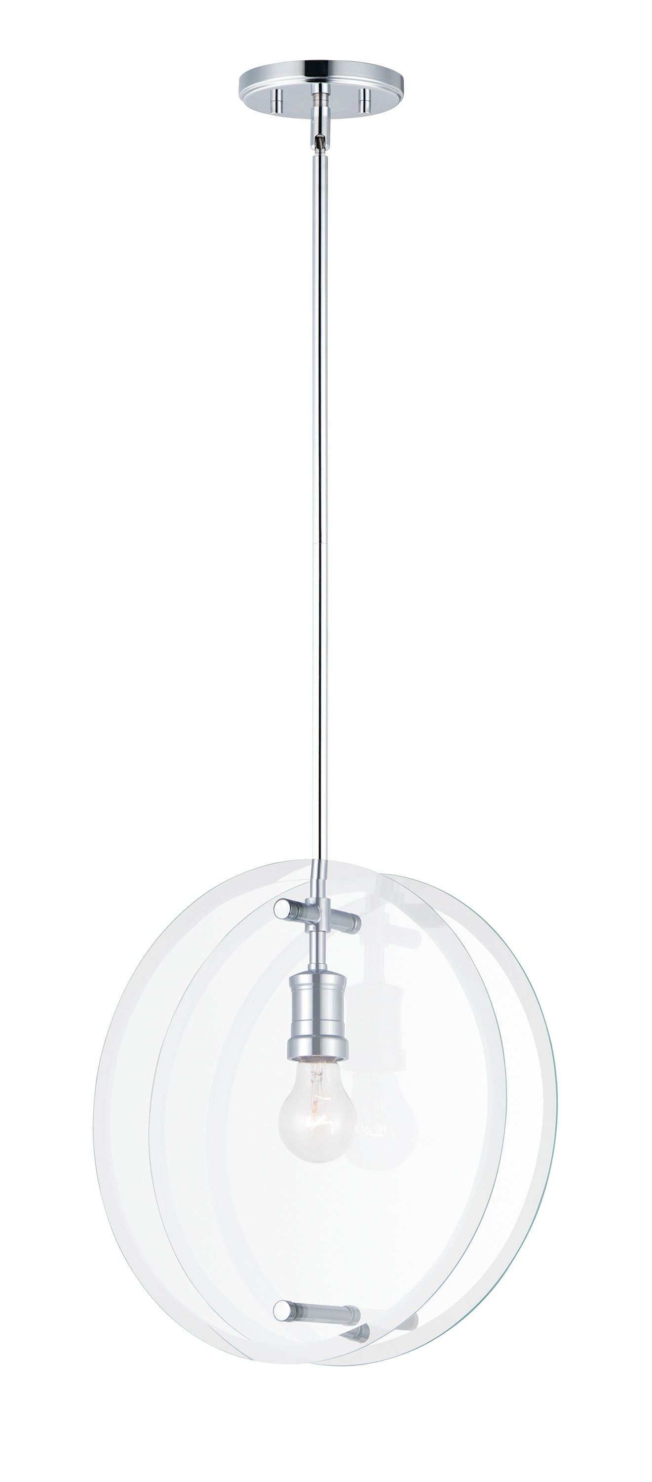 LOOKING GLASS Pendant Chrome - 21297CLPC | MAXIM/ET2