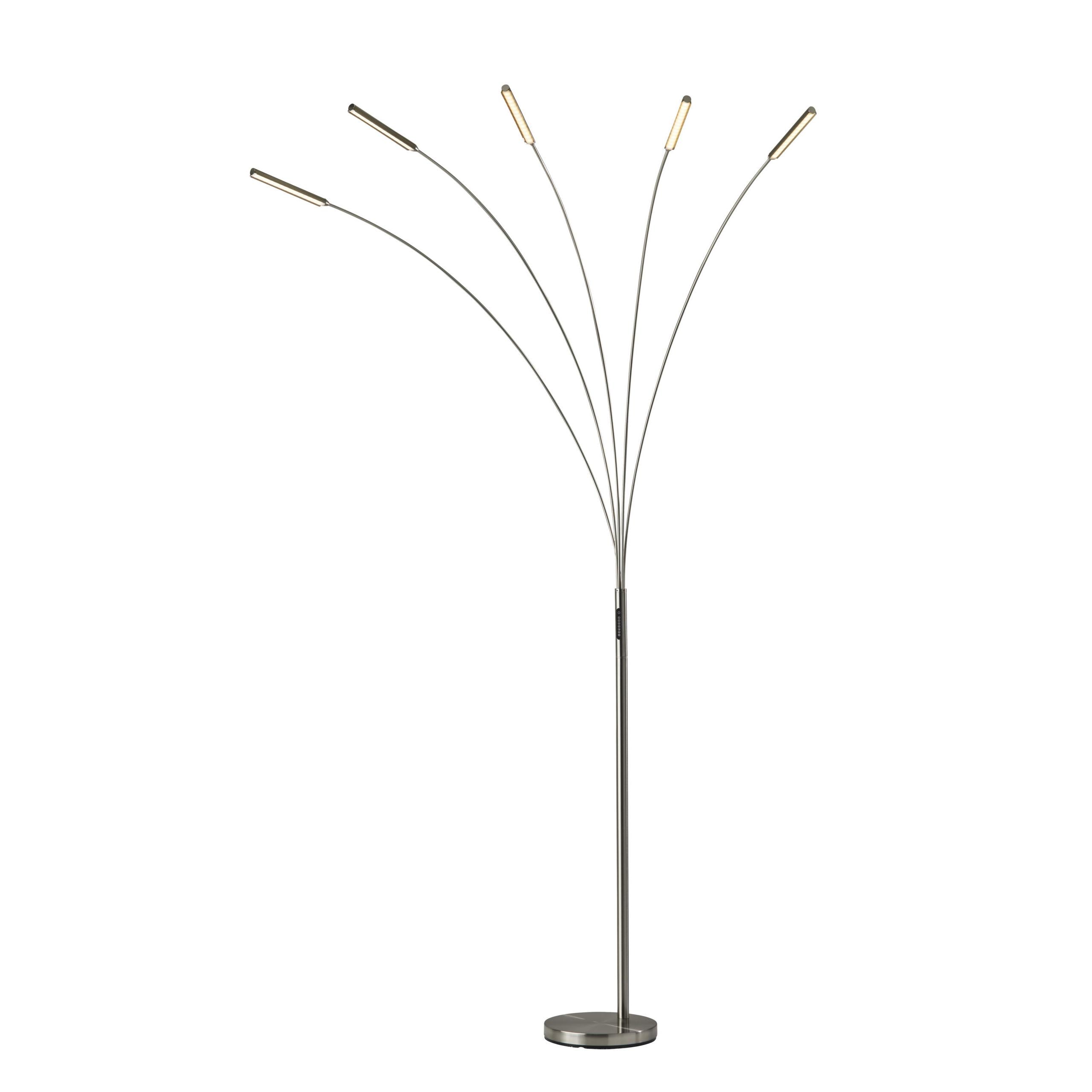 ZODIAC Floor lamp Stainless steel INTEGRATED LED - 2131-22 | ADESSO