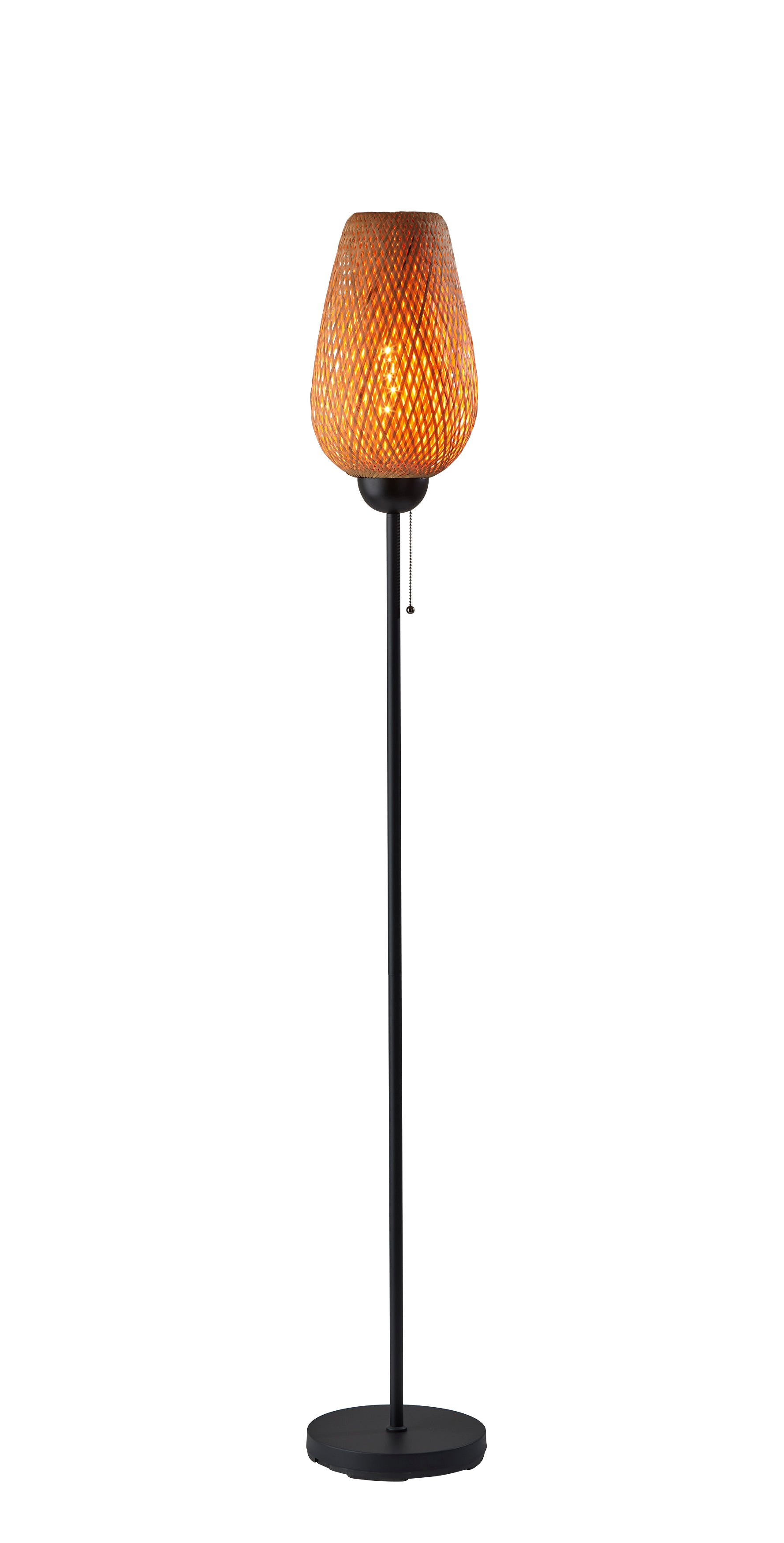 HUGO Lampe sur pied Noir - 2139-12 | ADESSO