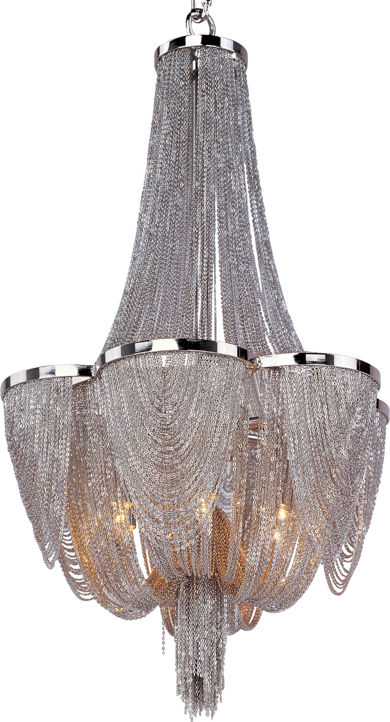 CHANTILLY Chandelier Nickel - 21464NKPN | MAXIM / ET2