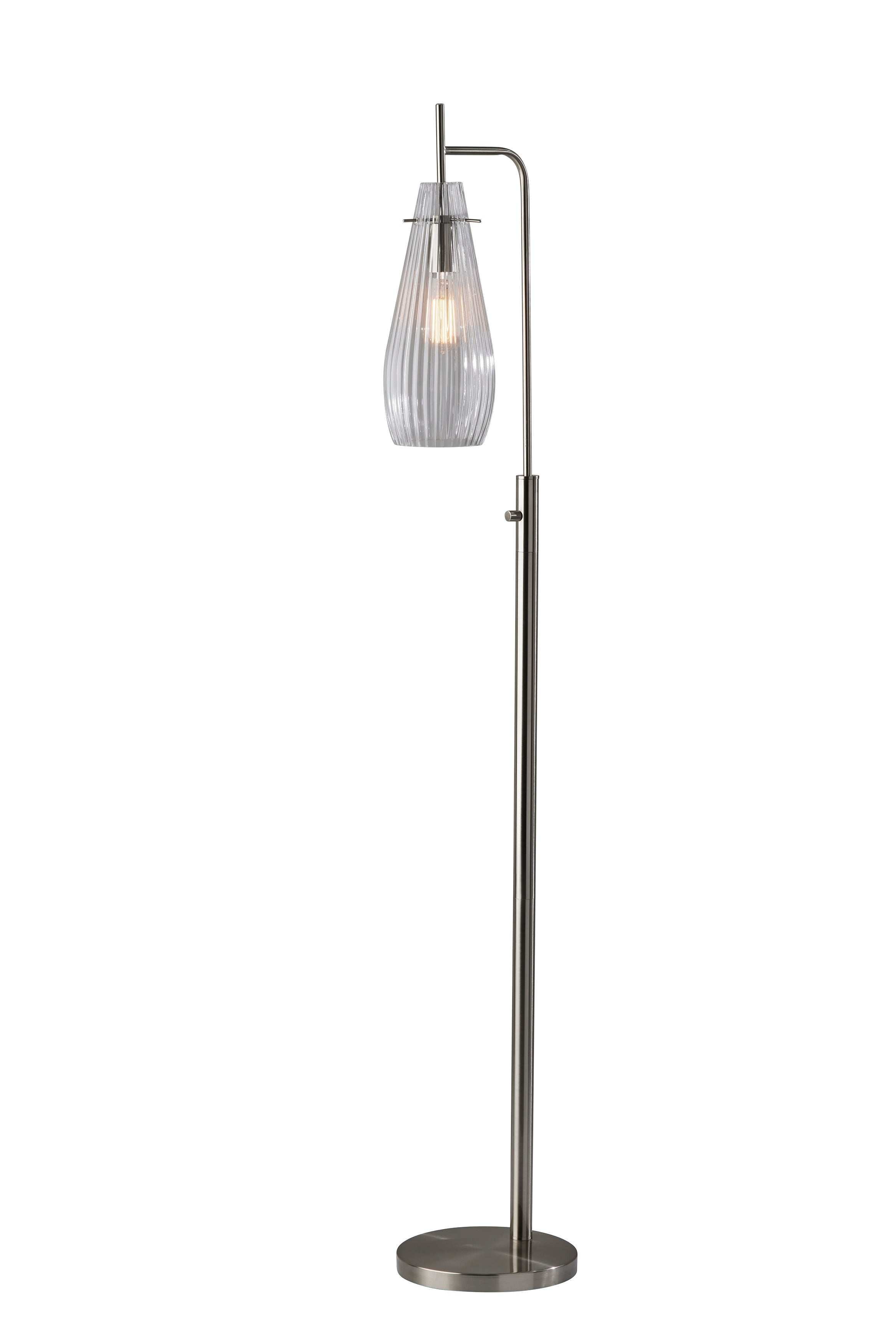 LAYLA Floor lamp Stainless steel - 2148-22 | ADESSO
