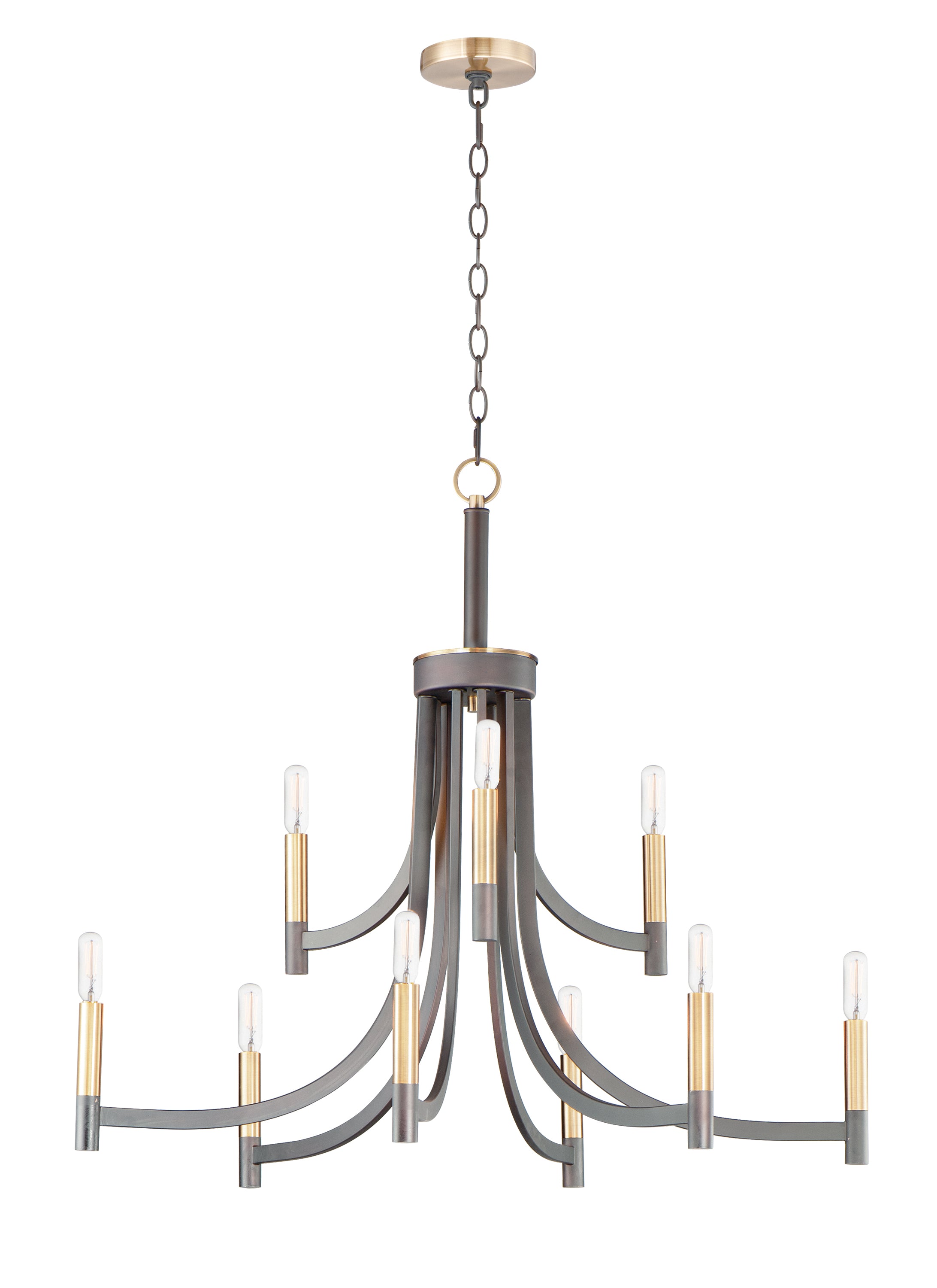 LYNDON Chandelier Bronze, Gold - 21529BZAB | MAXIM/ET2