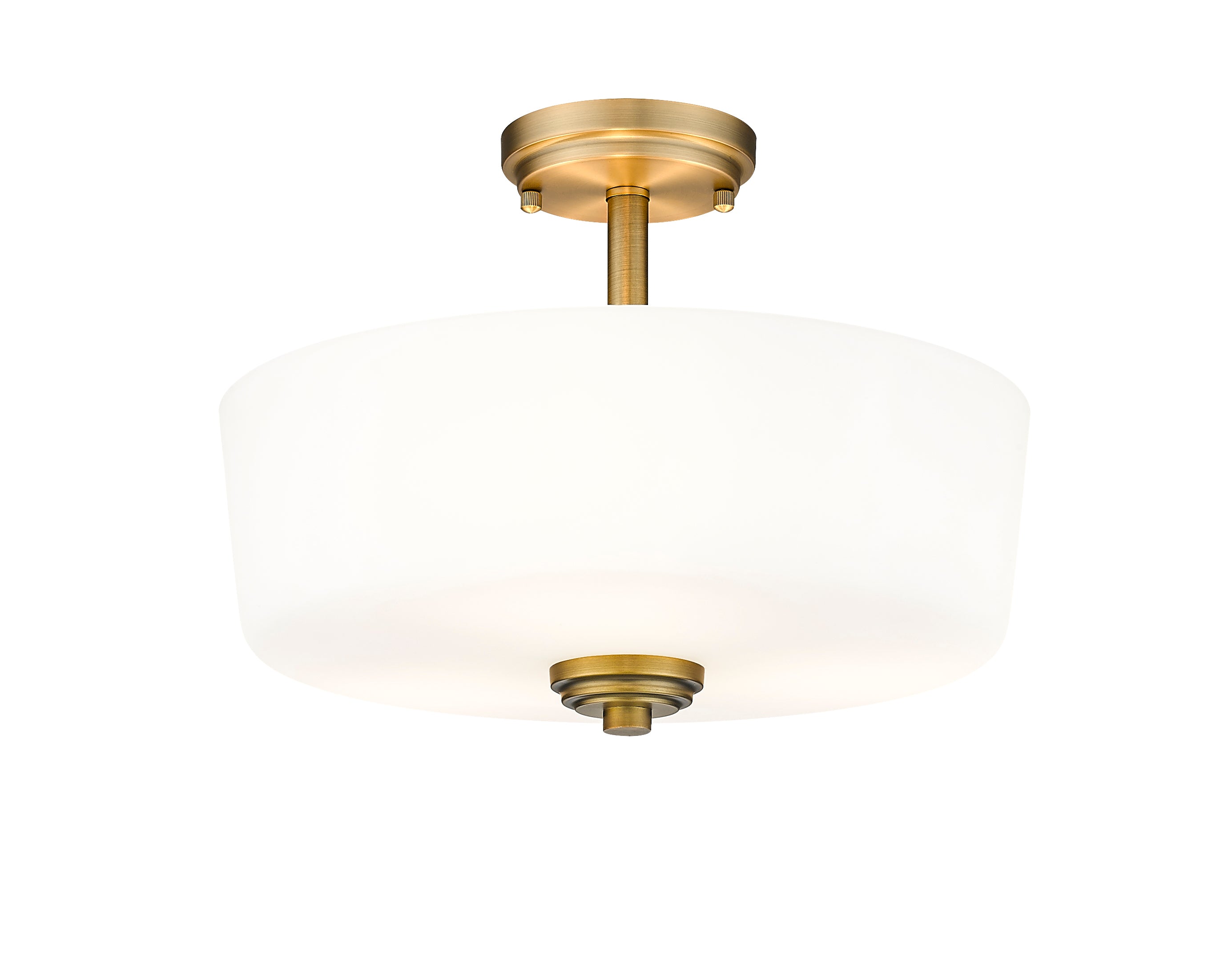 ARLINGTON Semi-Flush mount Gold - 220SF3-HBR | Z-LITE