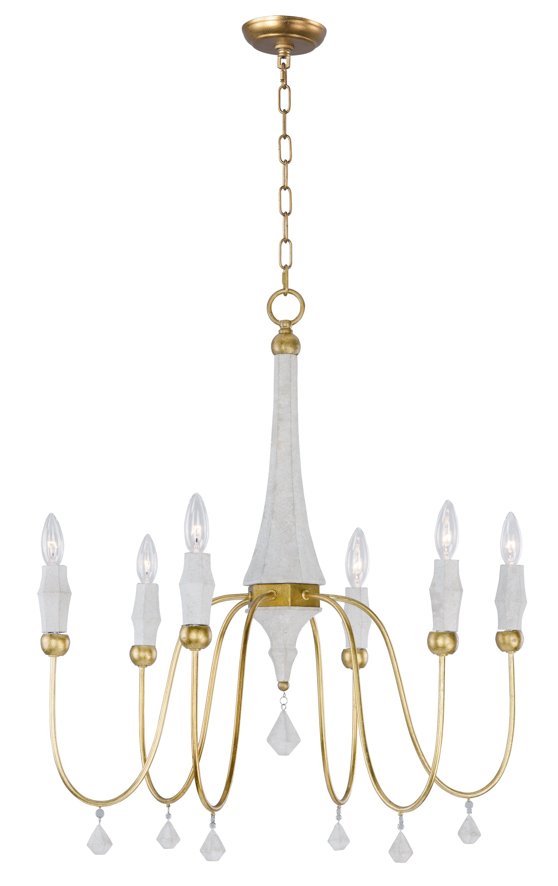 CLAYMORE Chandelier , Or - 22436CSTGL | MAXIM / ET2