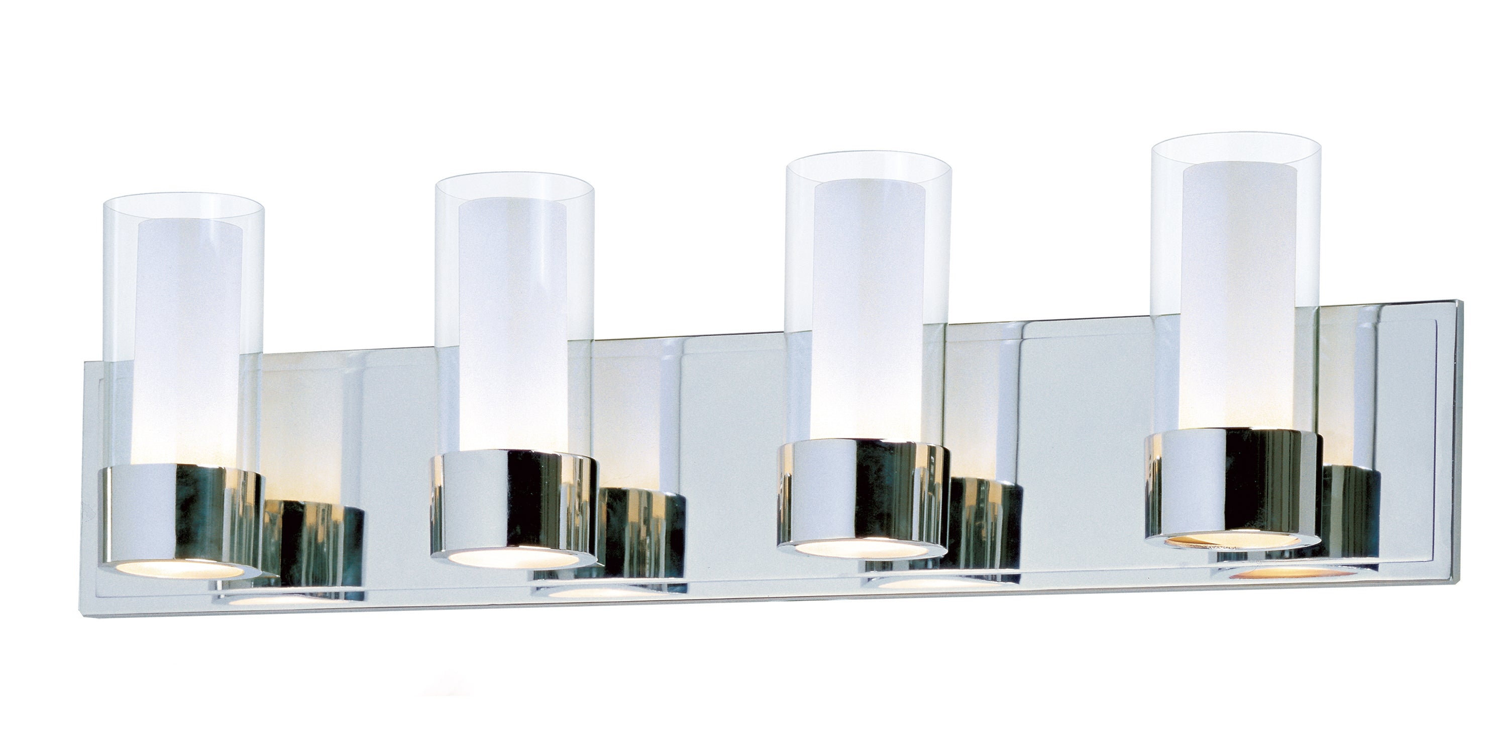 SILO Bathroom sconce Chrome - 23074CLFTPC | MAXIM/ET2