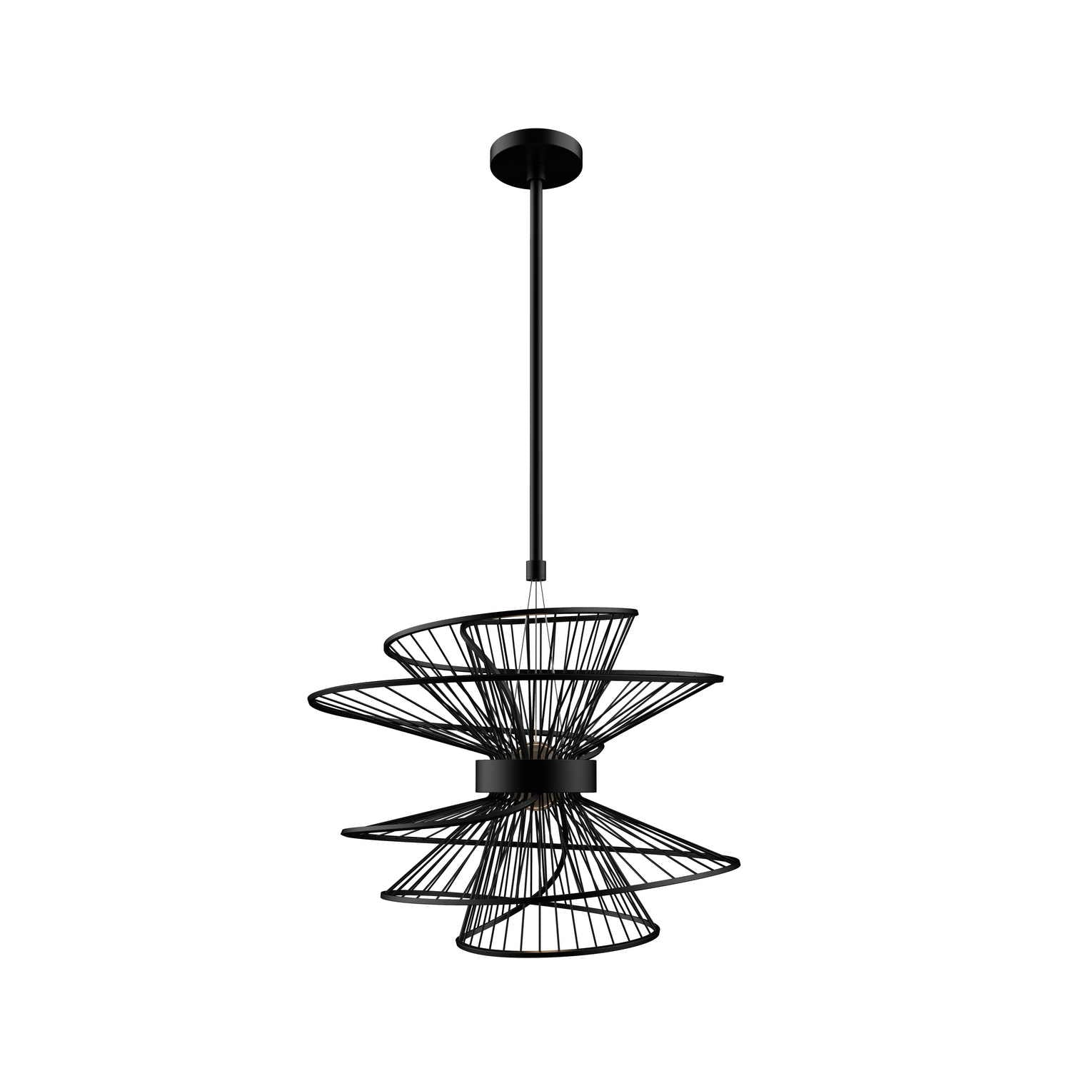 ZETA Pendant Black INTEGRATED LED - 24174BK | MAXIM/ET2