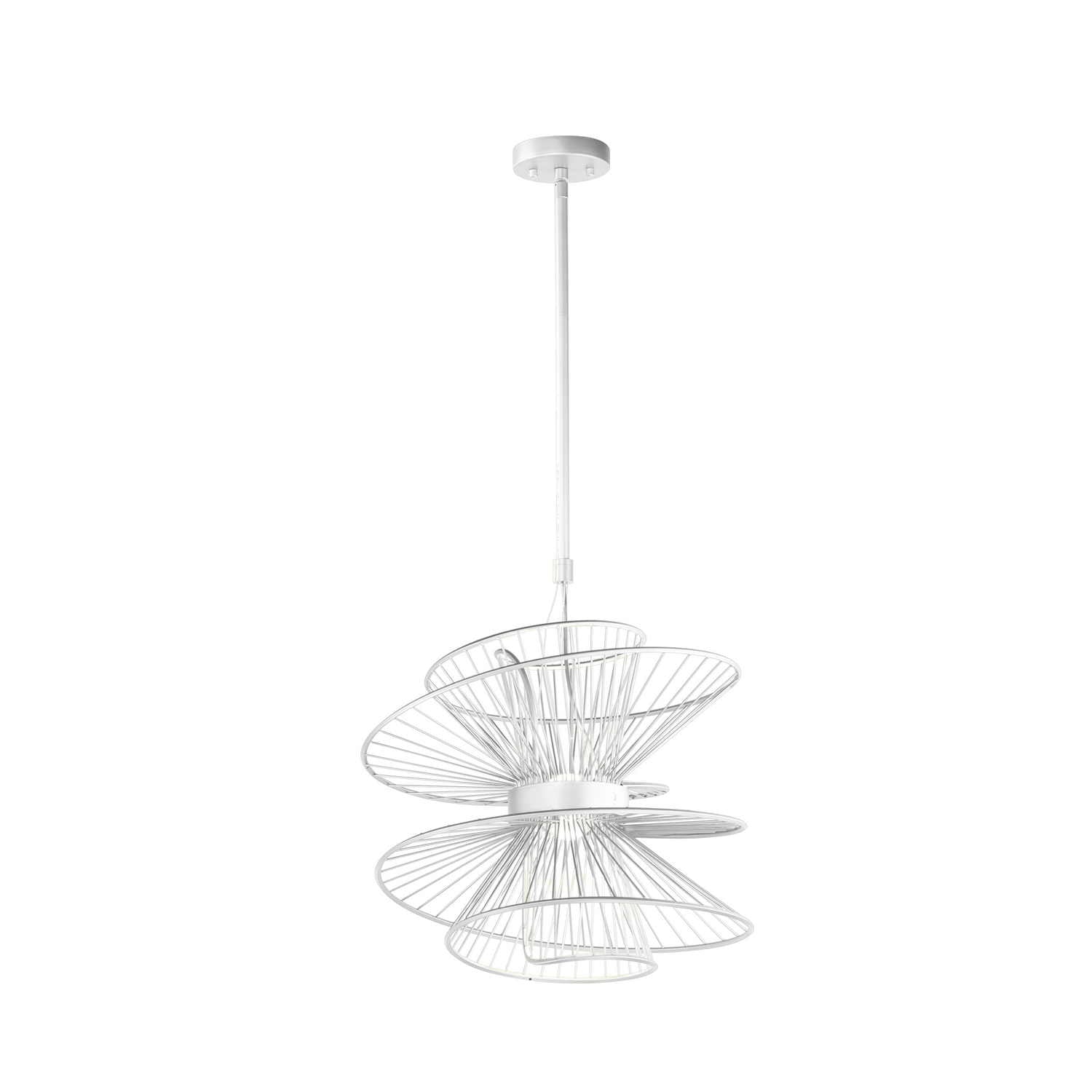 ZETA Pendant White INTEGRATED LED - 24174MW | MAXIM/ET2