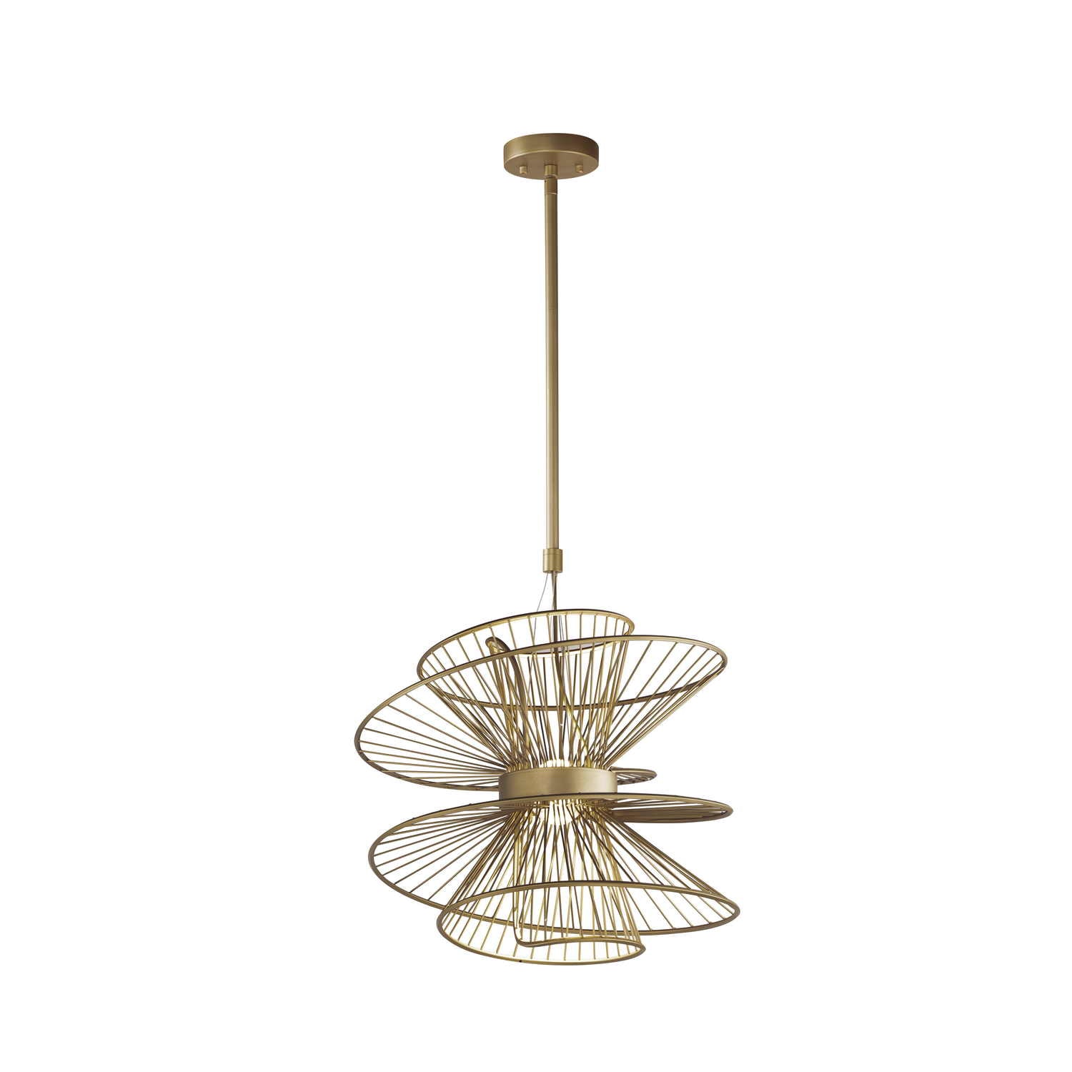 ZETA Pendant Gold INTEGRATED LED - 24174NAB | MAXIM/ET2