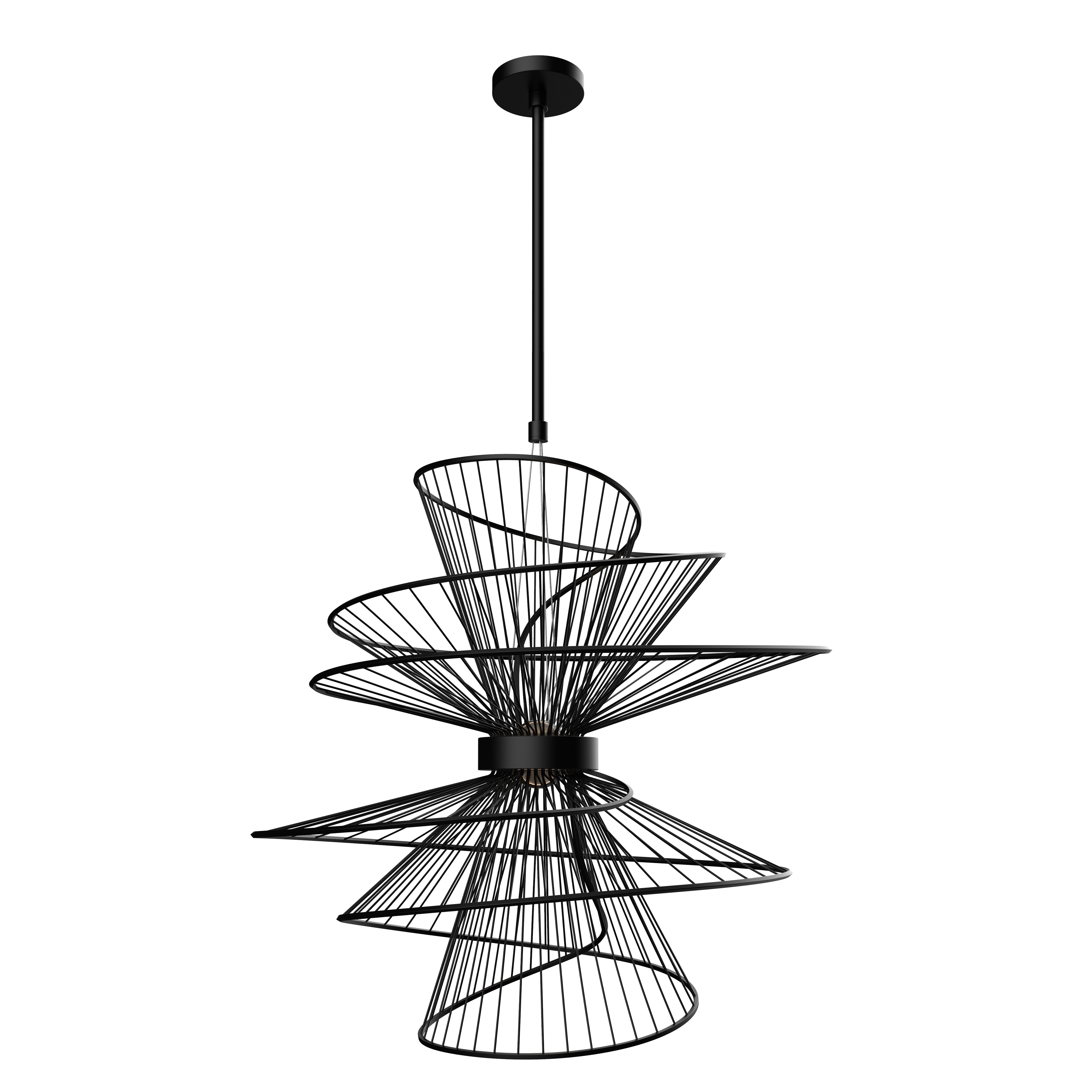 ZETA Pendant Black INTEGRATED LED - 24176BK | MAXIM/ET2