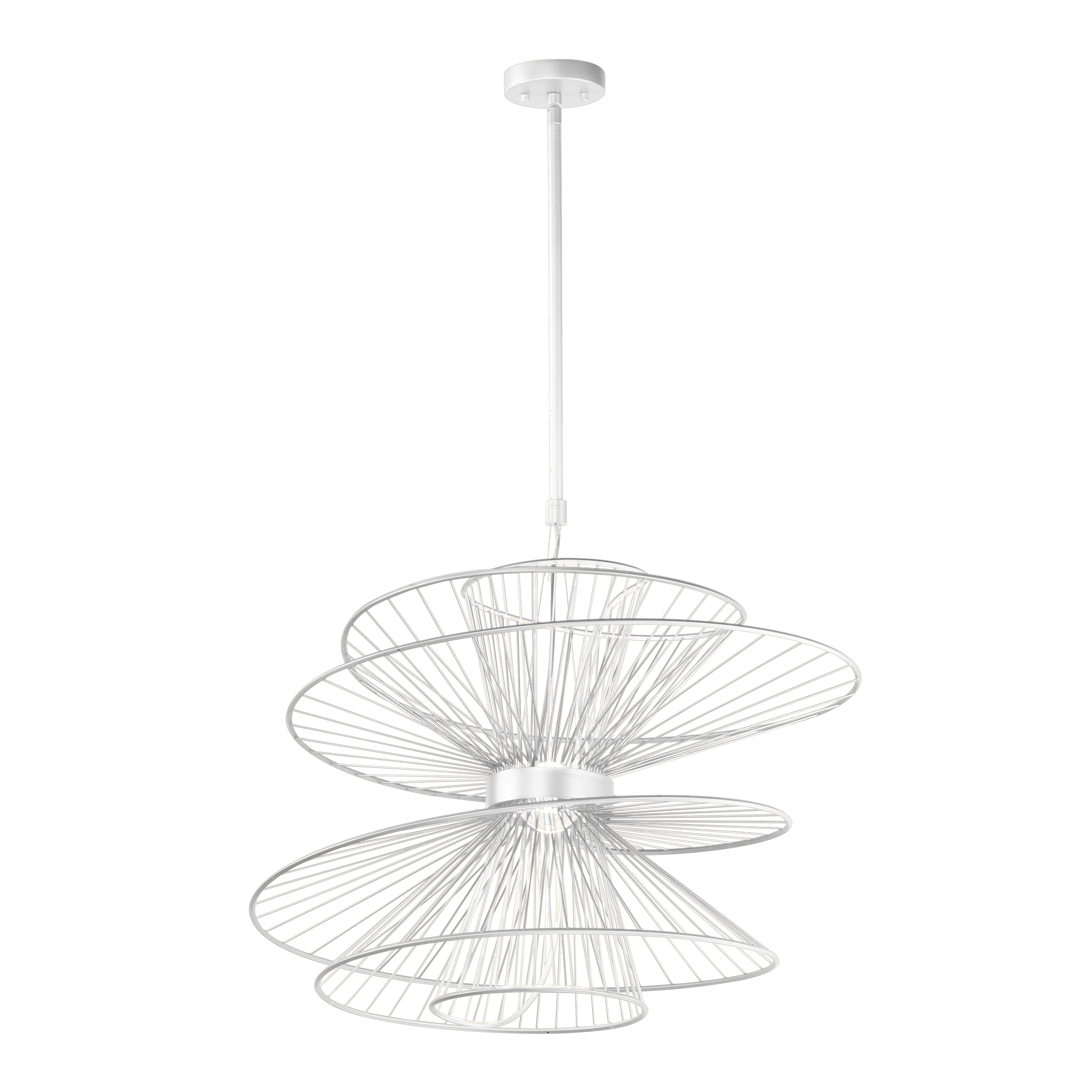ZETA Pendant White INTEGRATED LED - 24176MW | MAXIM/ET2