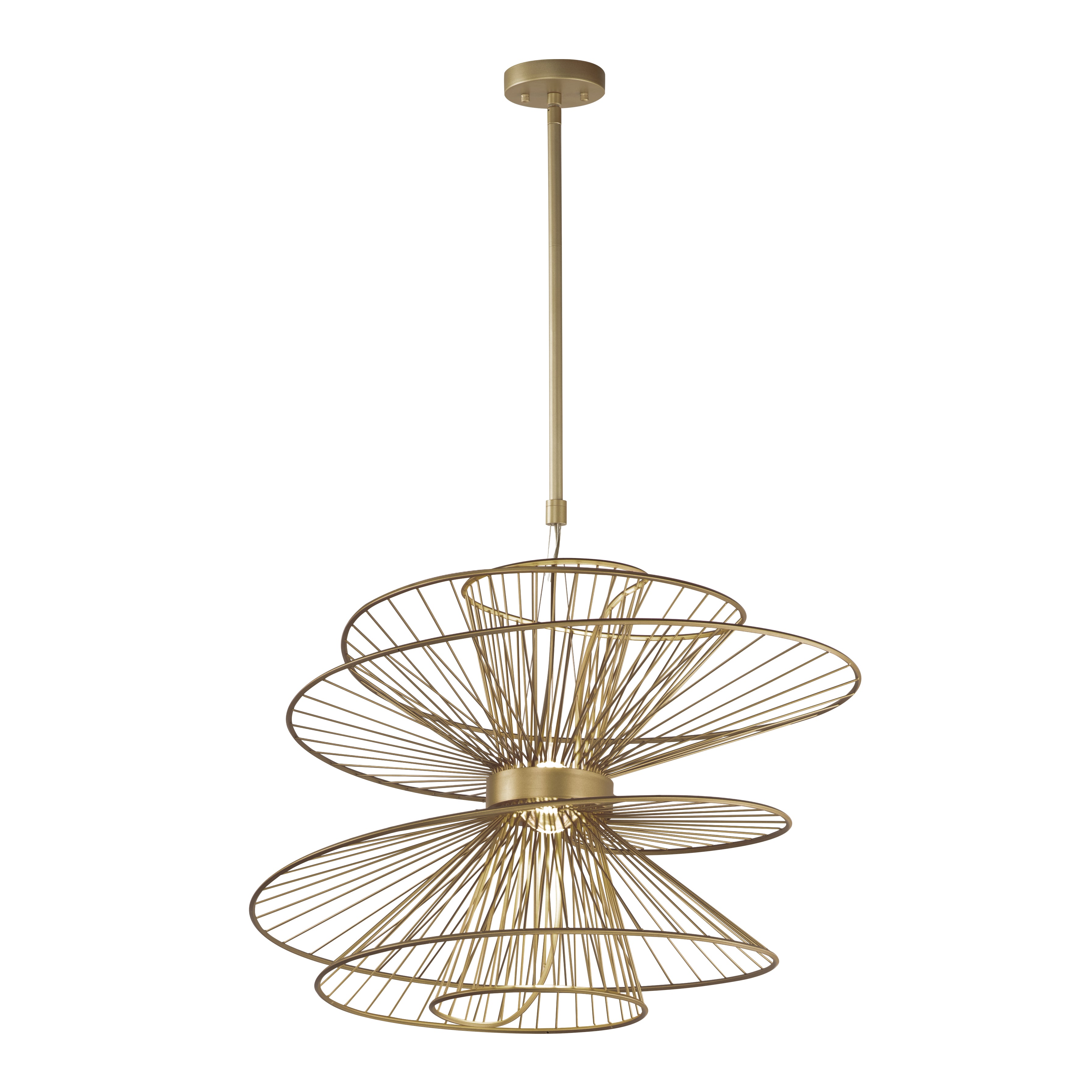 ZETA Pendant Gold INTEGRATED LED - 24176NAB | MAXIM/ET2