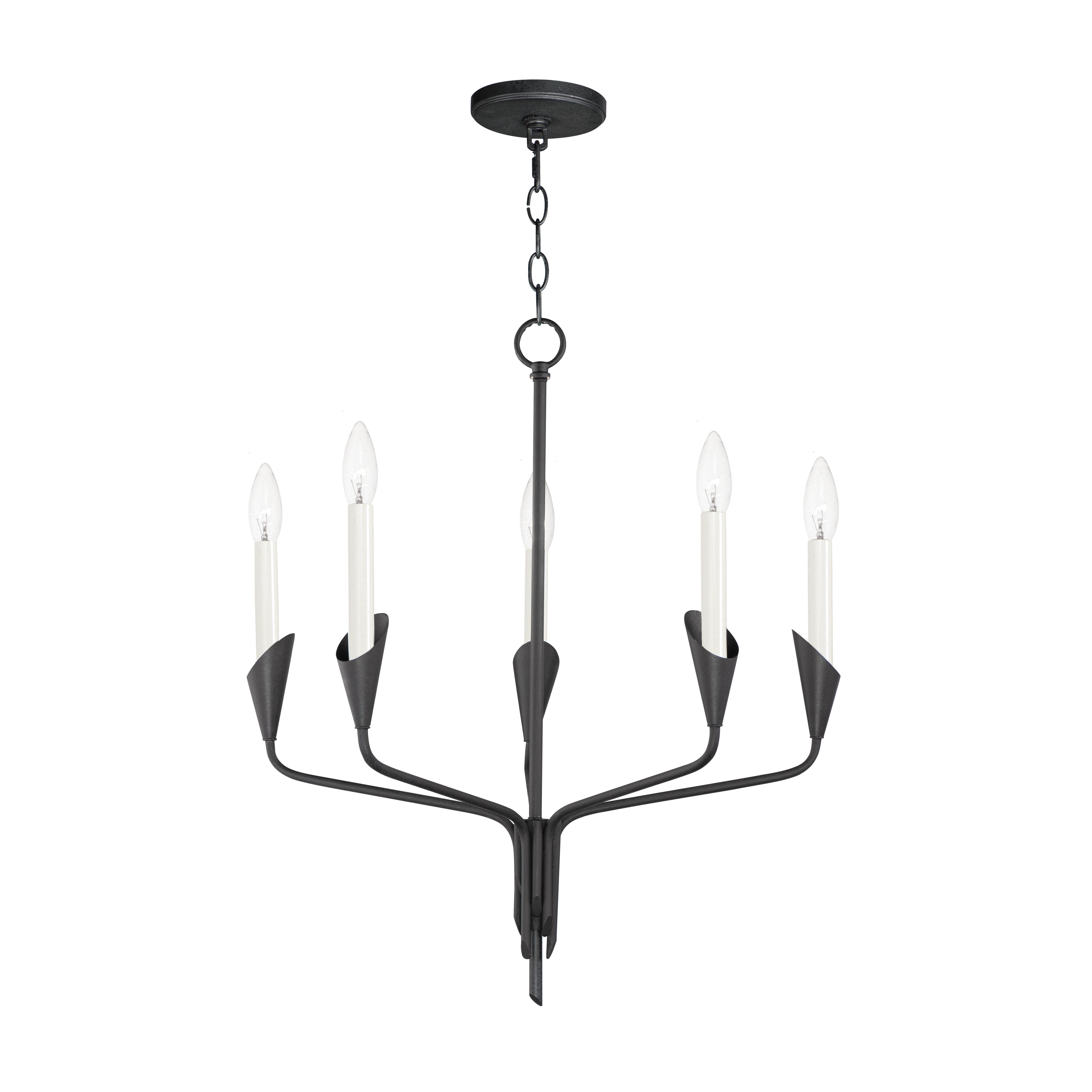 CALYX Chandelier Black - 24345BK | MAXIM/ET2