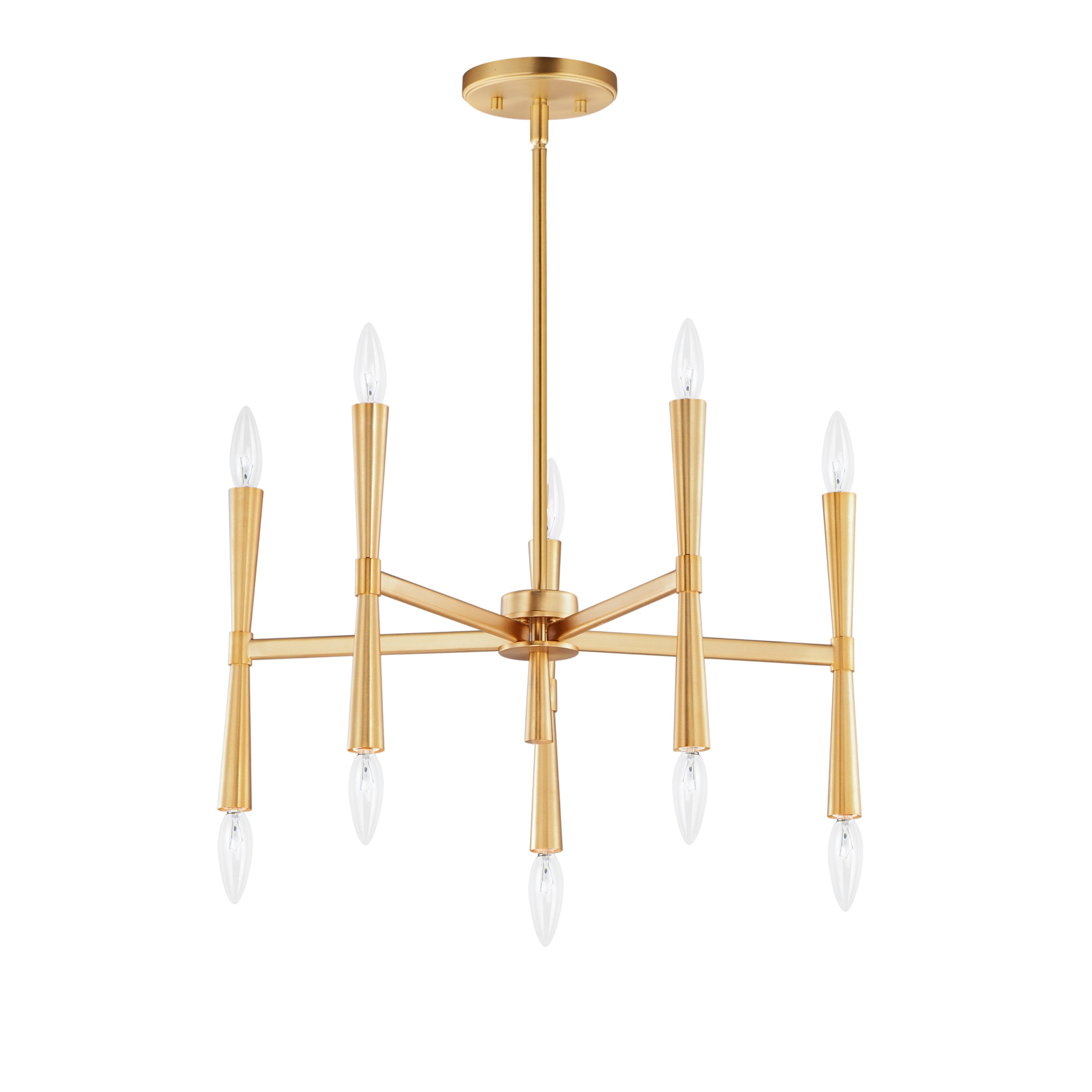 ROME Chandelier Gold - 24625SBR | MAXIM/ET2
