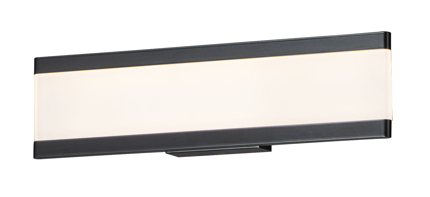 VISOR Bathroom sconce Black INTEGRATED LED - 24752FTBK | MAXIM/ET2
