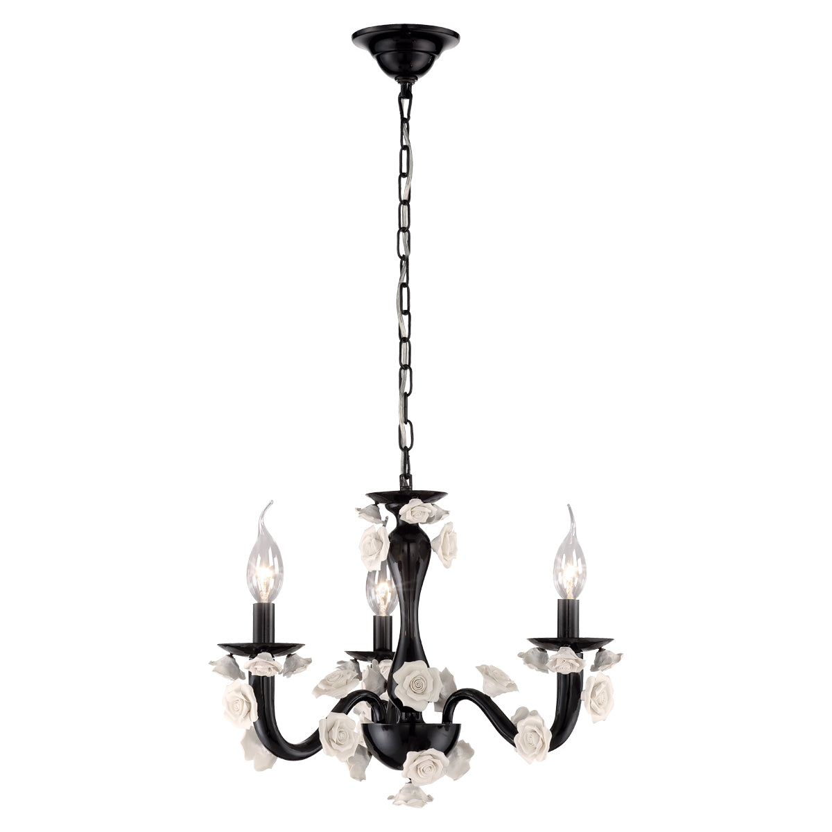 MARTINA Chandelier Black - 25571-028 | EUROFASE