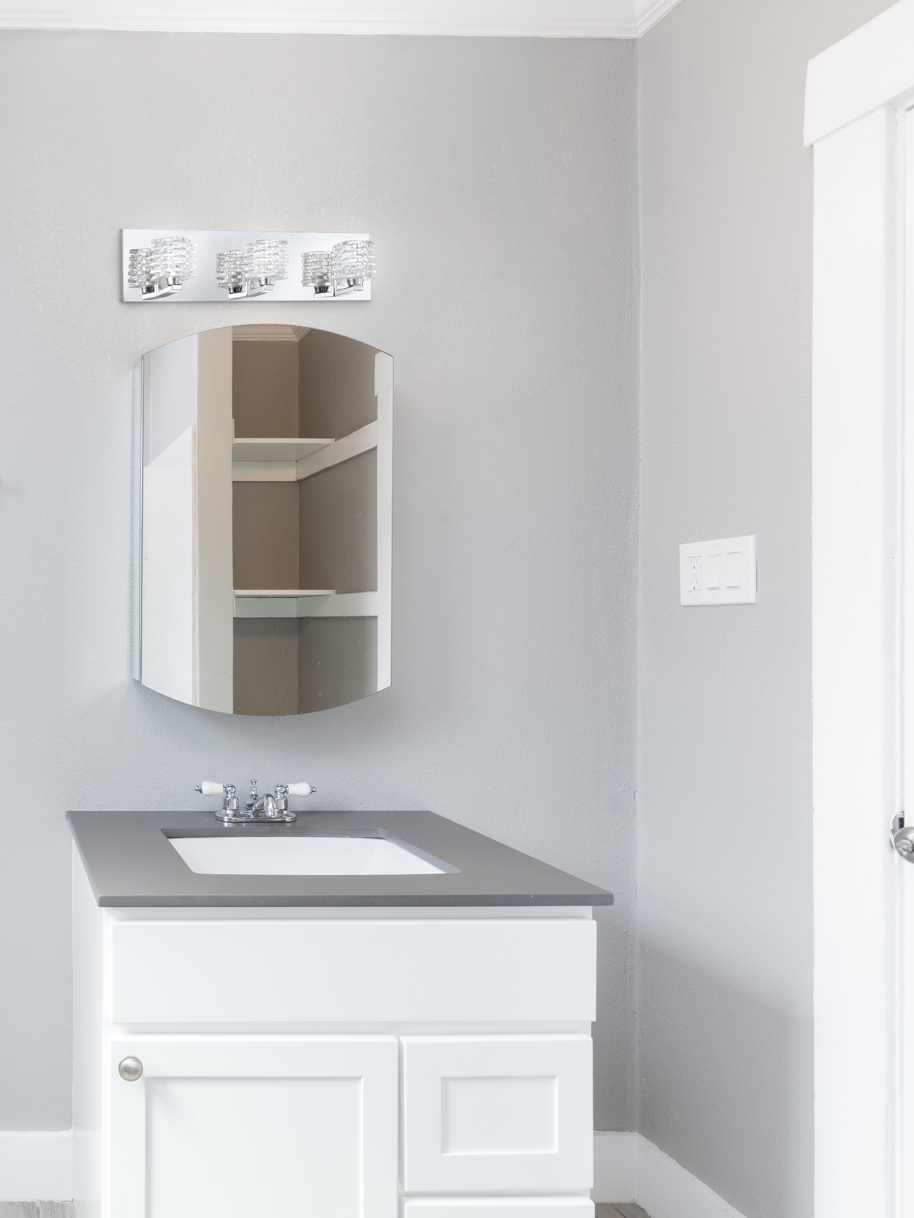 LENZA Murale salle de bain Chrome - 25723-014 | EUROFASE