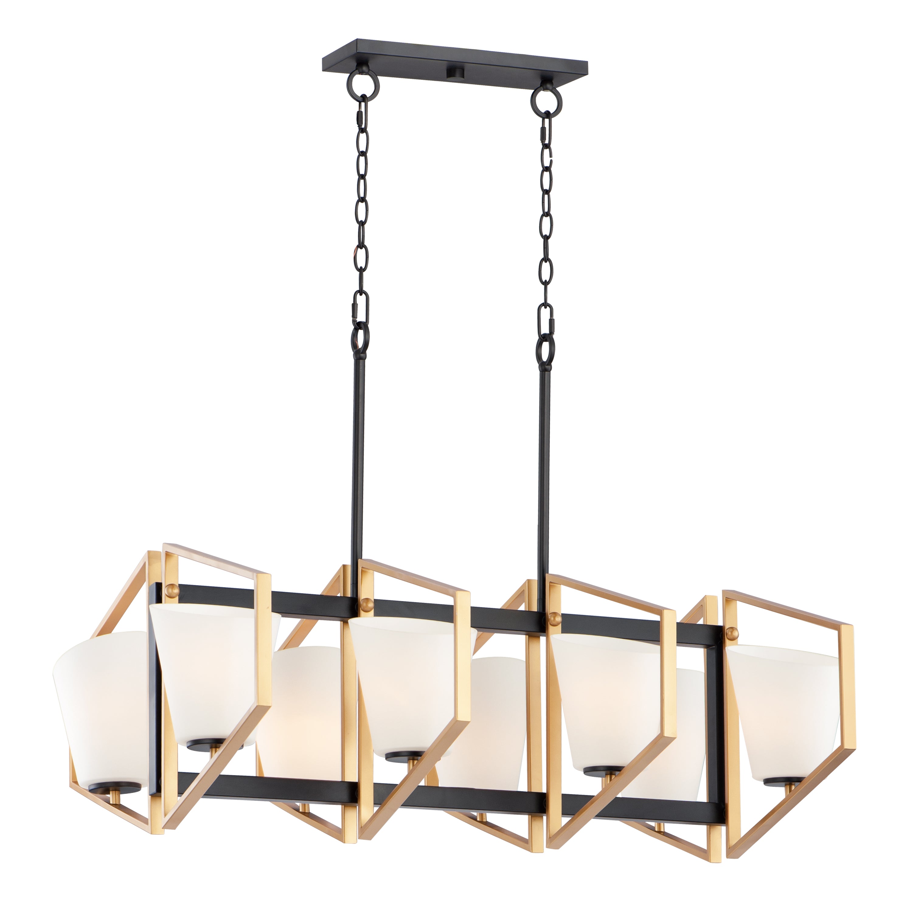 OBLIQUE Pendant Gold, Black - 26358SWGLDBK | MAXIM/ET2