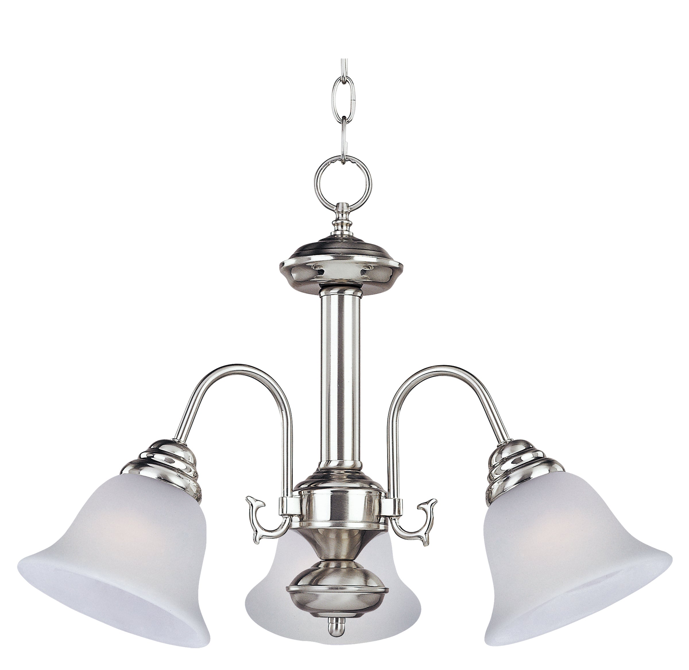 MALAGA Chandelier Nickel - 2697FTSN | MAXIM/ET2