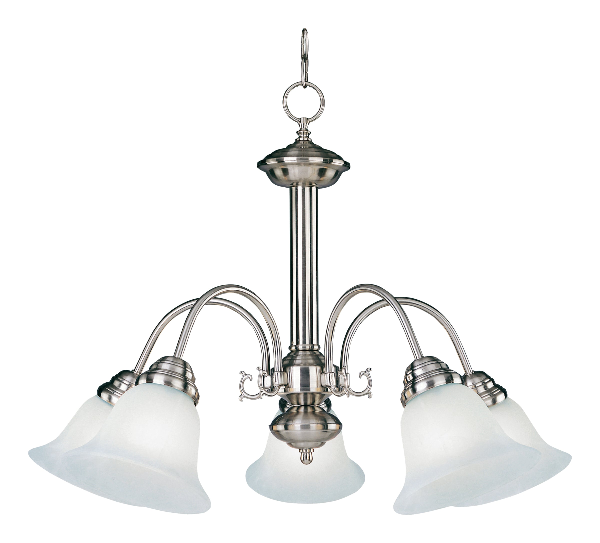 MALAGA Chandelier Nickel - 2698MRSN | MAXIM/ET2