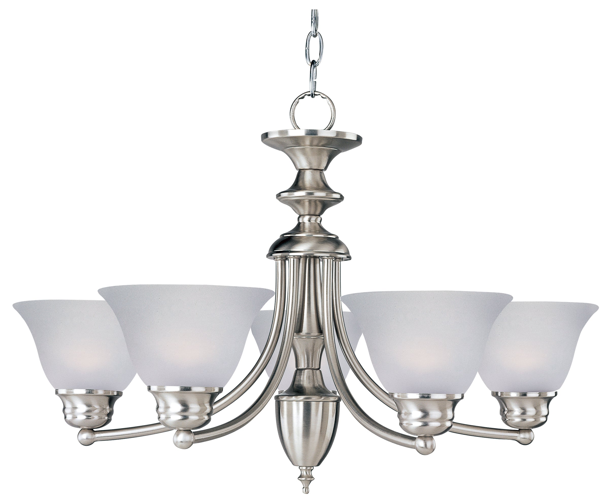 MALAGA Chandelier Nickel - 2699FTSN | MAXIM/ET2