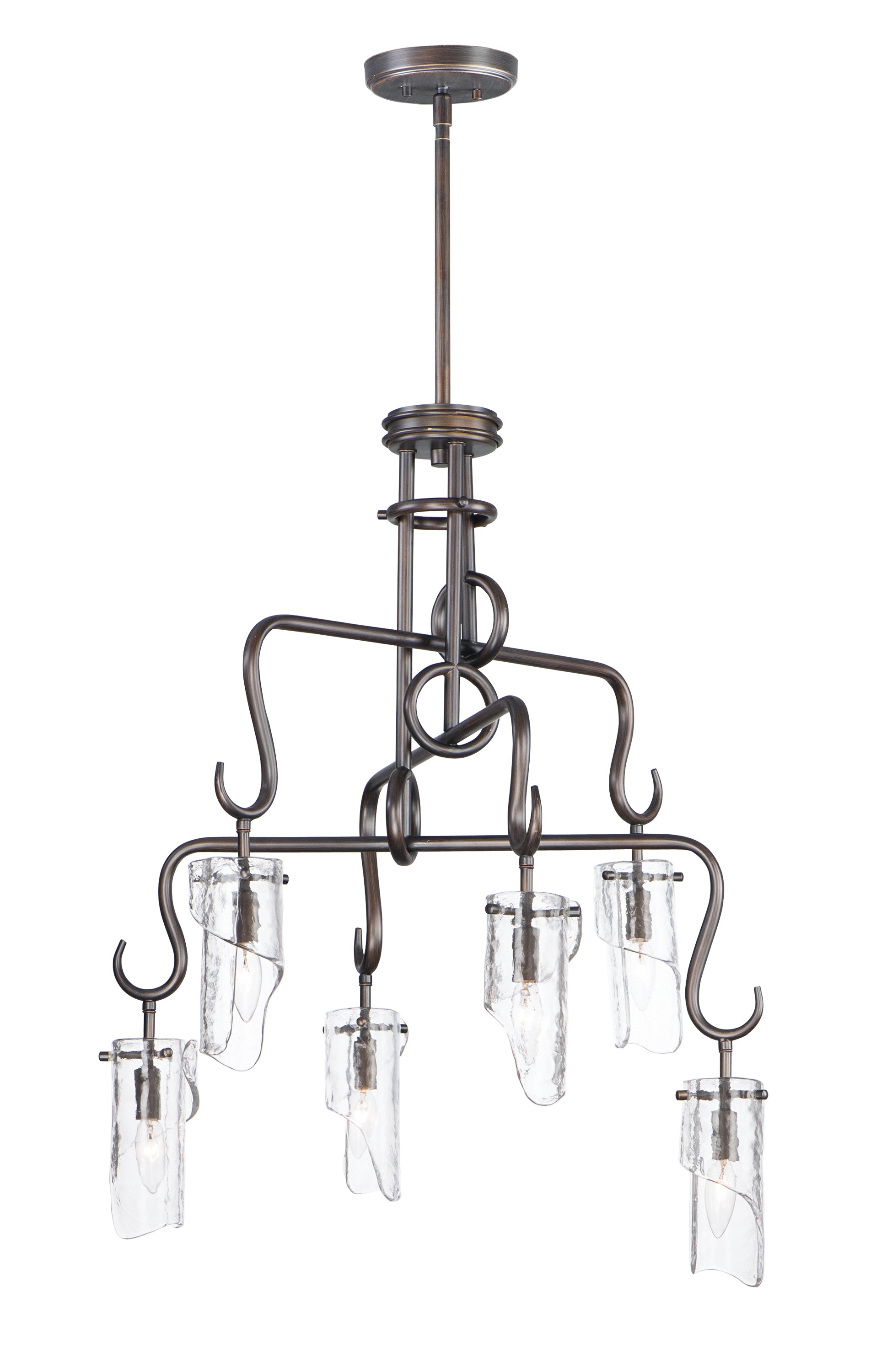 CITADEL Chandelier Bronze - 27606CLCHB | MAXIM / ET2