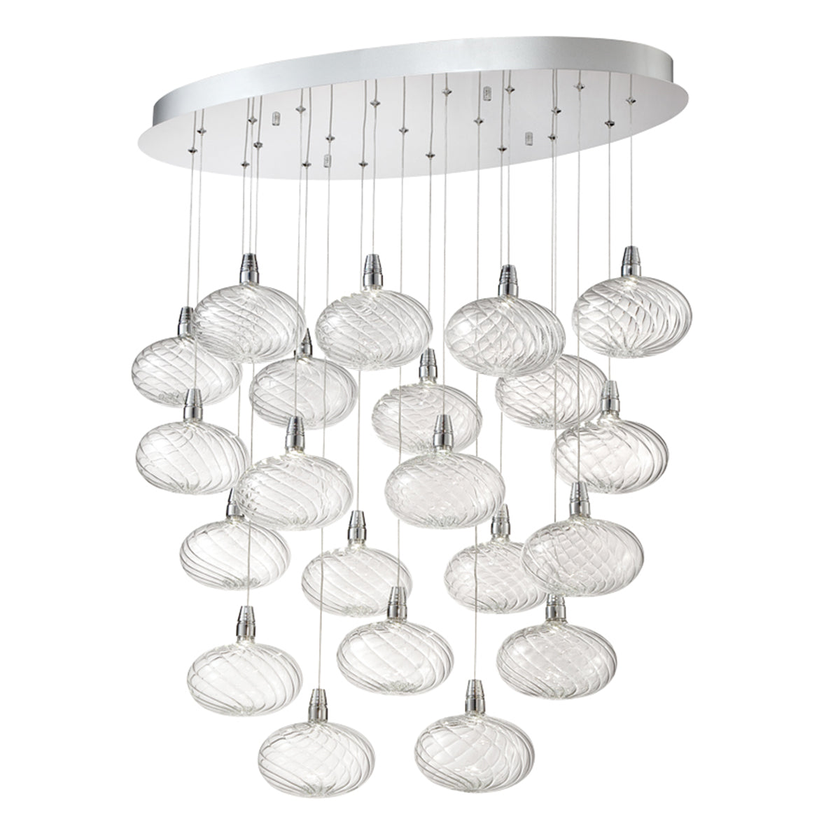 ORLANDO Chandelier Chrome - 28218-012 INTEGRATED LED | EUROFASE