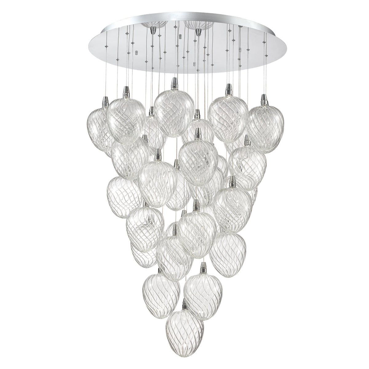 MACRI Chandelier Chrome DEL INTÉGRÉ - 28223-016 | EUROFASE