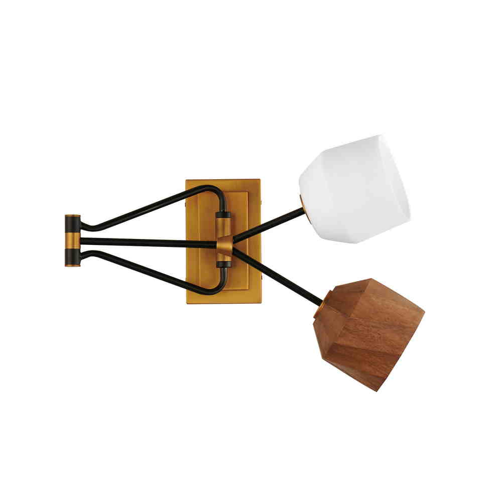 AKIMBO Wall sconce Bronze, Gold - 28272DBZAB | MAXIM/ET3