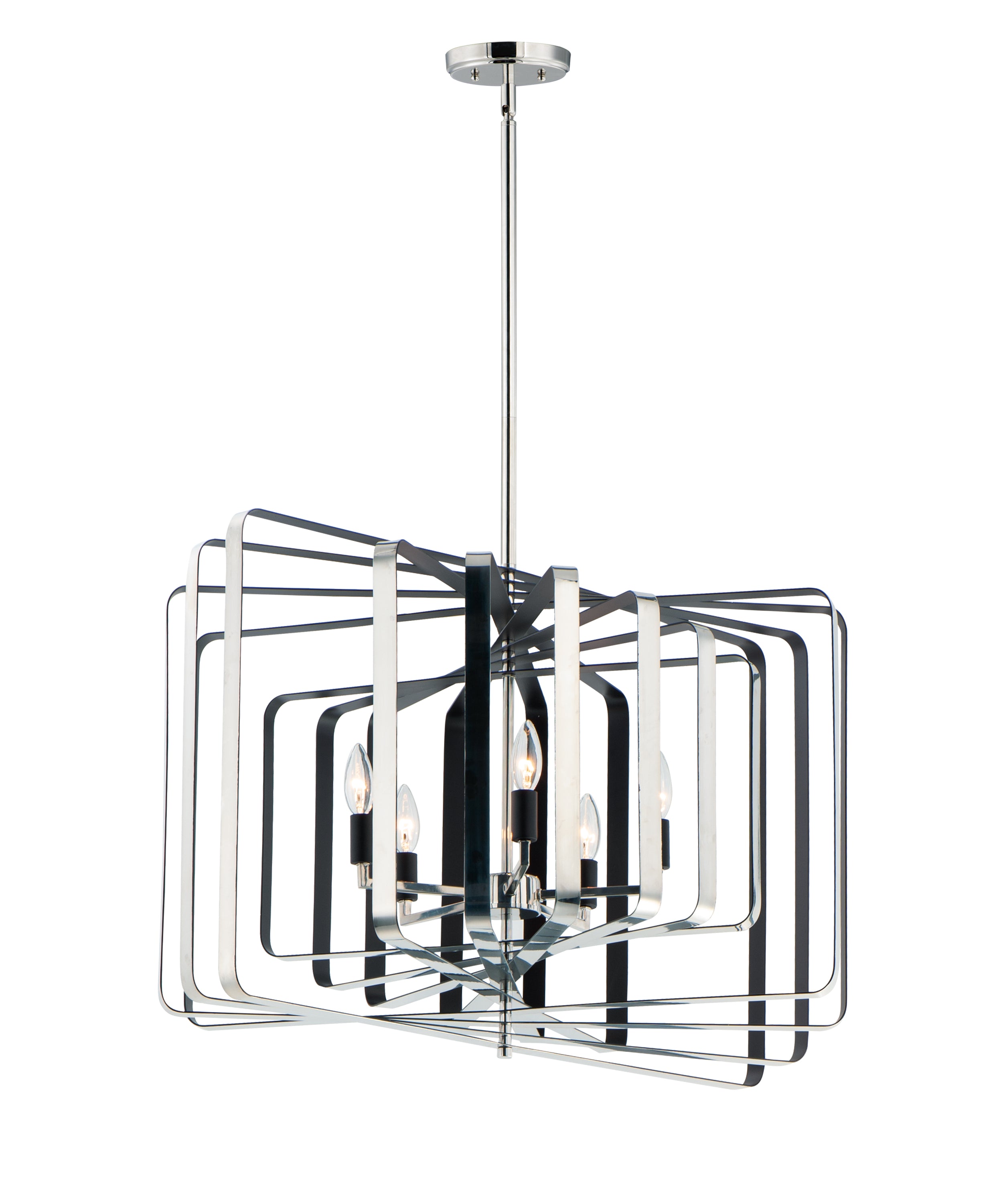 RADIAL Pendant Nickel, Black - 28677PNBK | MAXIM/ET2