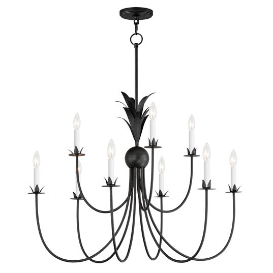 PALOMA Chandelier Black - 2889AR | MAXIM/ET3