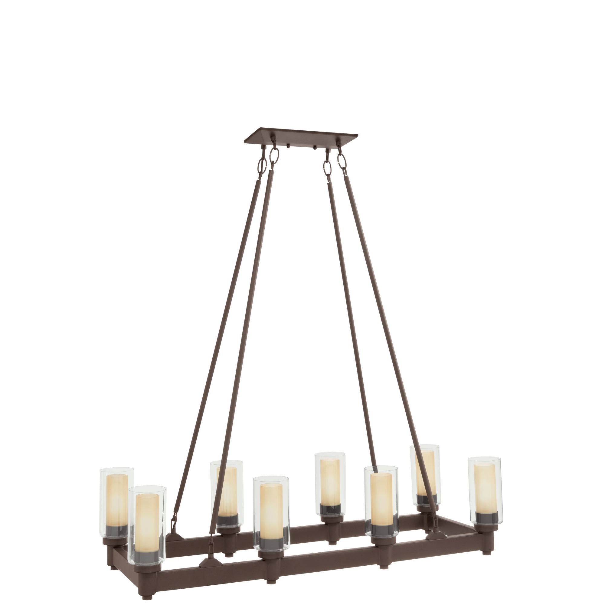 CIRCOLO Chandelier Bronze - 2943OZ | KICHLER