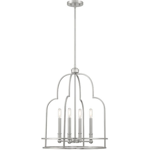 DIPLO Chandelier Nickel - 3-6612-4-SN | SAVOYS