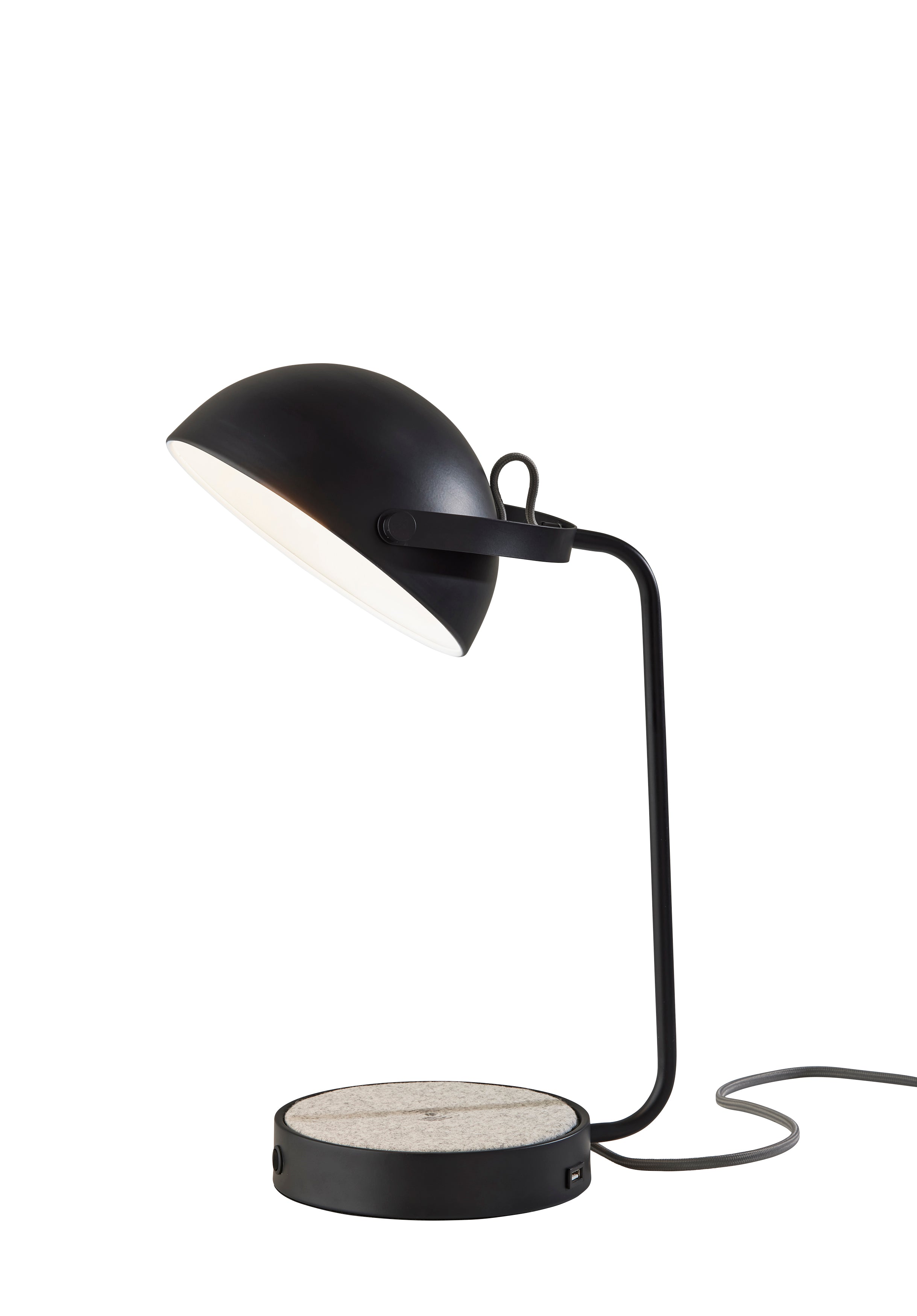 BROOKS Lampe sur table Noir - 3000-01 | ADESSO