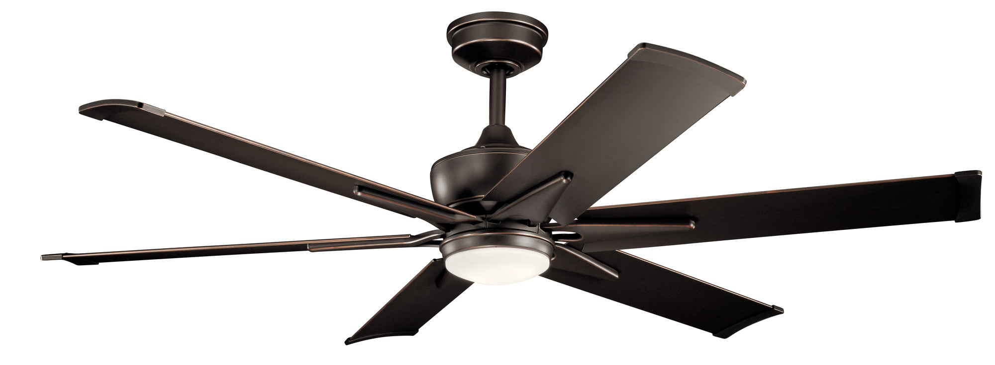 SZEPLO-PATIO Ventilateur Bronze DEL INTÉGRÉ - 300300OZ | KICHLER