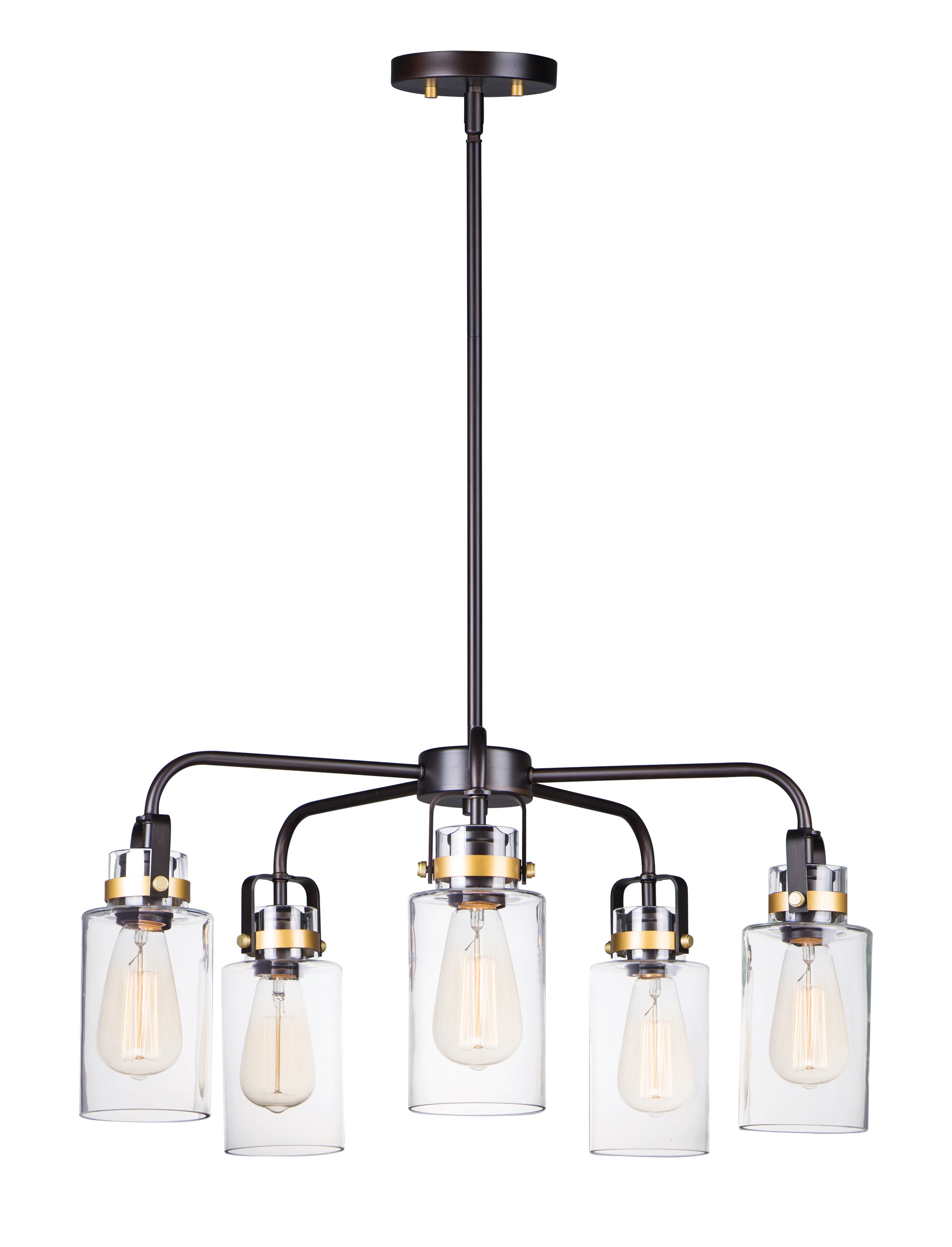 MAGNOLIA Chandelier Bronze, Or - 30175CLBZGLD | MAXIM/ET2