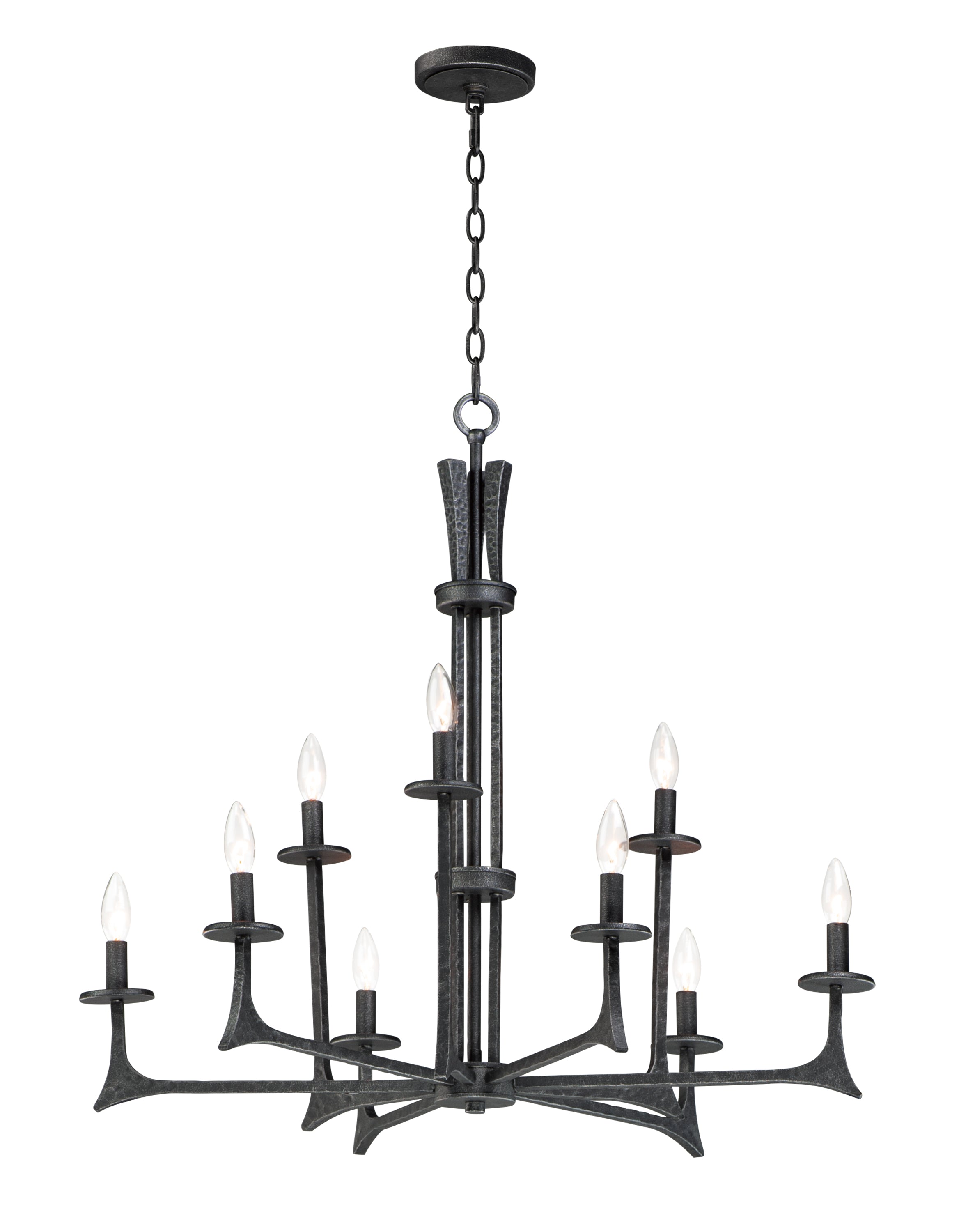 ANVIL Chandelier - 30306NI | MAXIM / ET2