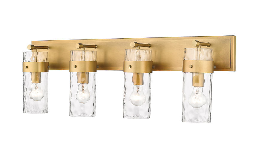 FONTAINE Bathroom wall sconce Gold - 3035-4V-RB | Z-LITE