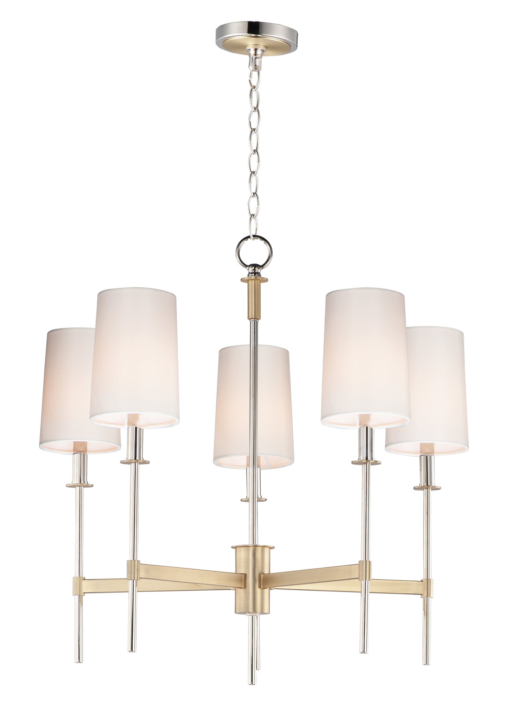 UPTOWN Chandelier Or, Nickel - 32395OFSBRPN | MAXIM/ET2