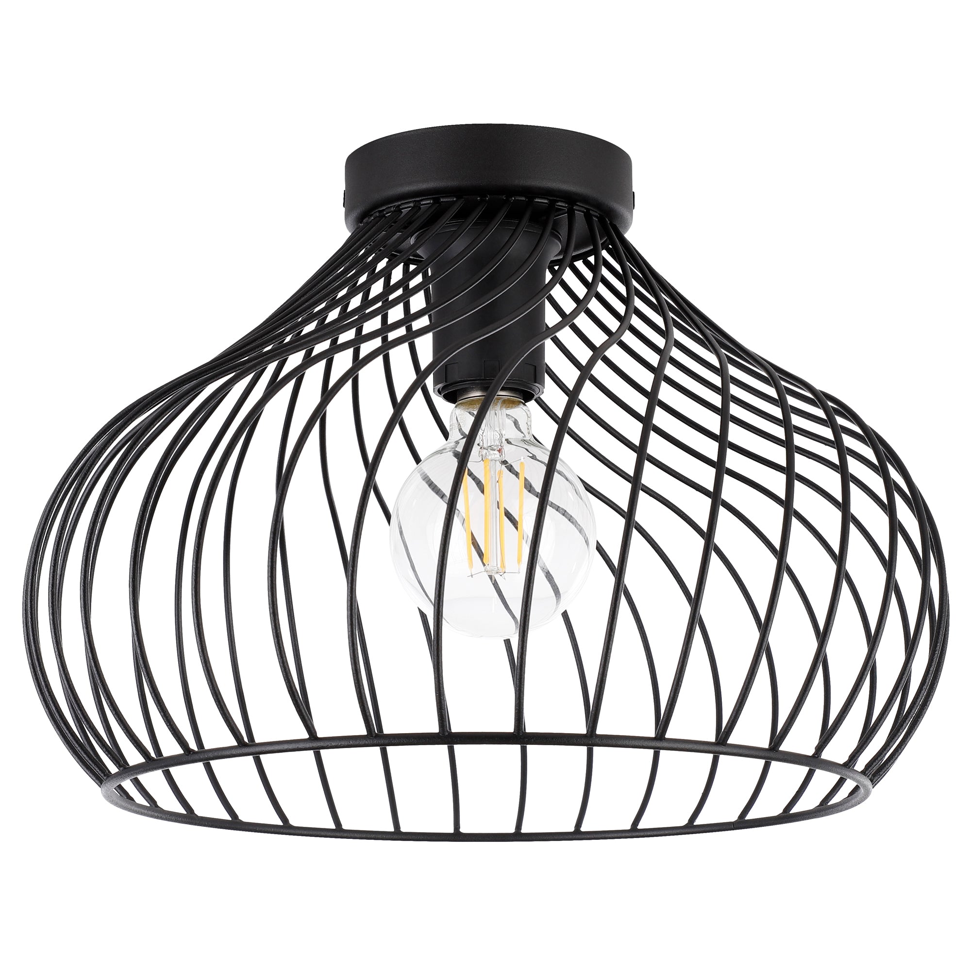 Staverton Plafonnier Noir - 32469A | EGLO