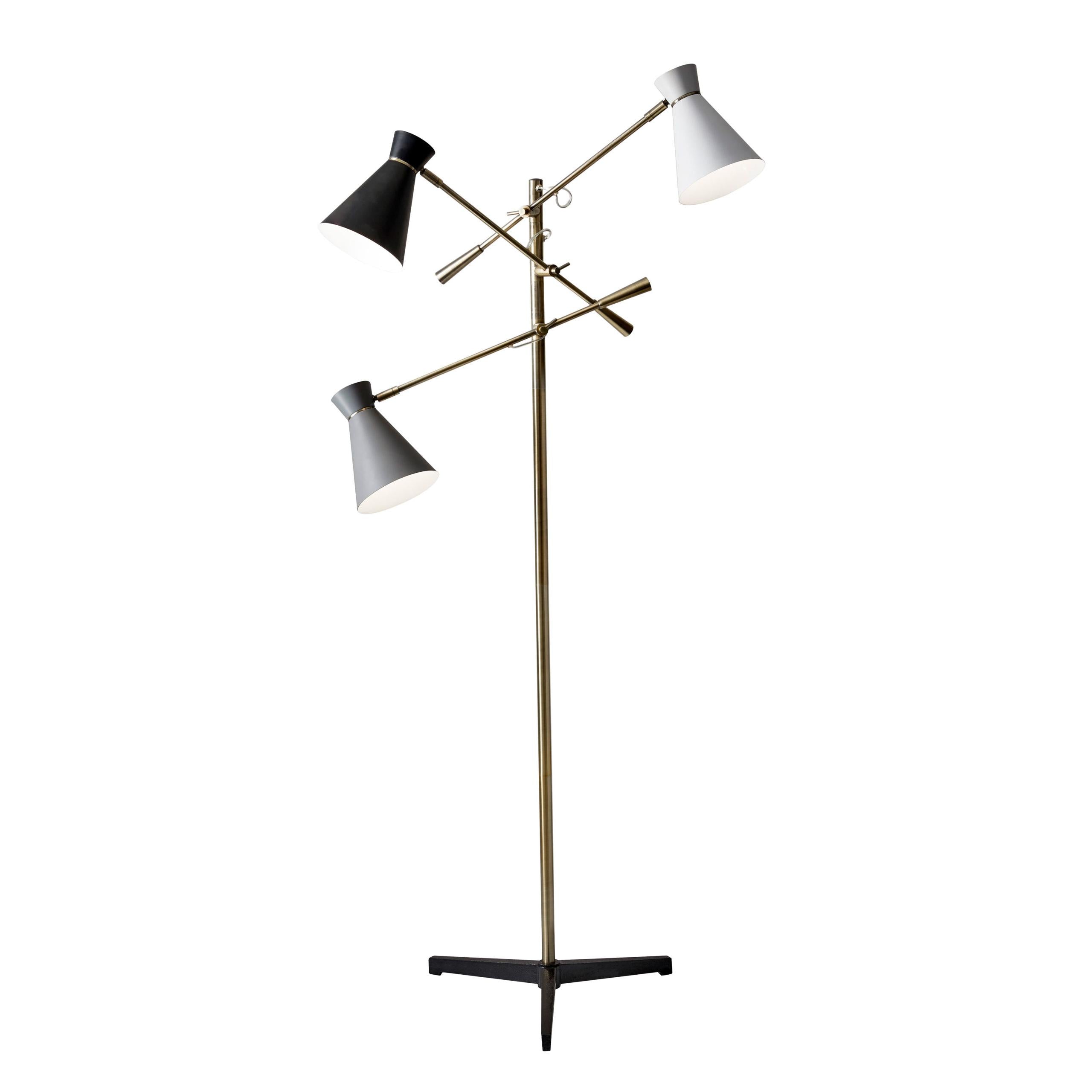 MELODY Floor lamp Gold - 3282-21 | ADESSO
